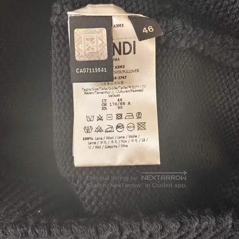 Fendi Fendi Chest Letter Big Logo Sweater Size US S / EU 44-46 / 1 - 4 Thumbnail