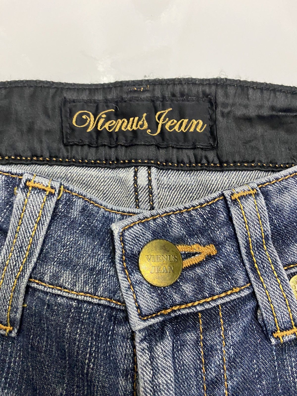 Edwin FLARE JEANS EDWIN VIENUS BOOTCUT DISTRESSED DENIM Size 28" / US 6 / IT 42 - 7 Thumbnail