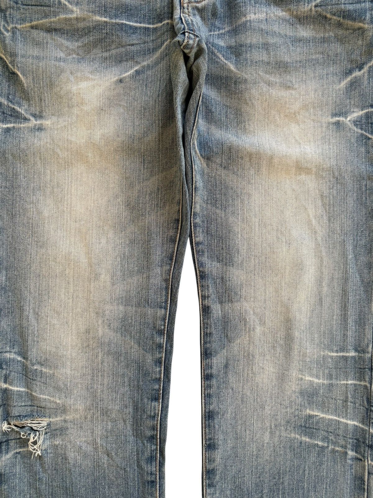 Japanese Brand Vintage Japanese Brand Faded Wash Distressed Jeans Size US 33 - 5 Thumbnail