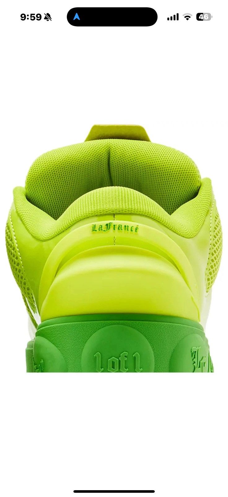 Puma PUMA Lamelo Ball LaFrance Assist Mens 9Green Lime Smash Size US 9 / EU 42 - 16 Thumbnail