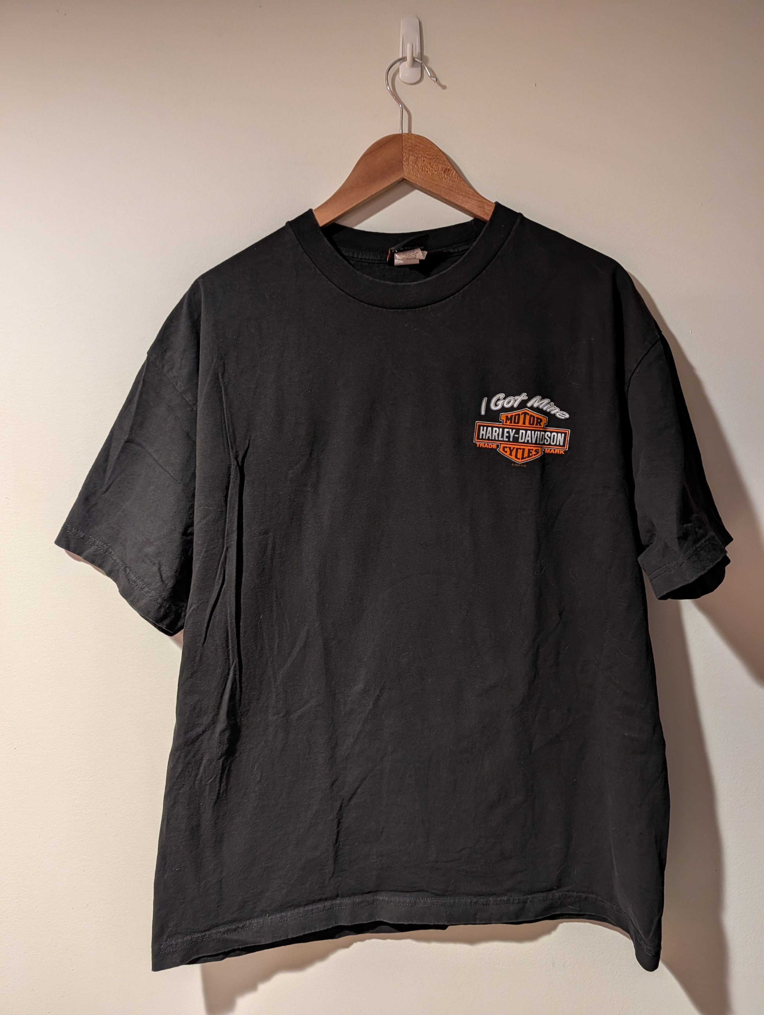 Harley Davidson I Got Mine Harley Davidson Motorcycle New York T-Shirt Size US XL / EU 56 / 4 - 3 Thumbnail
