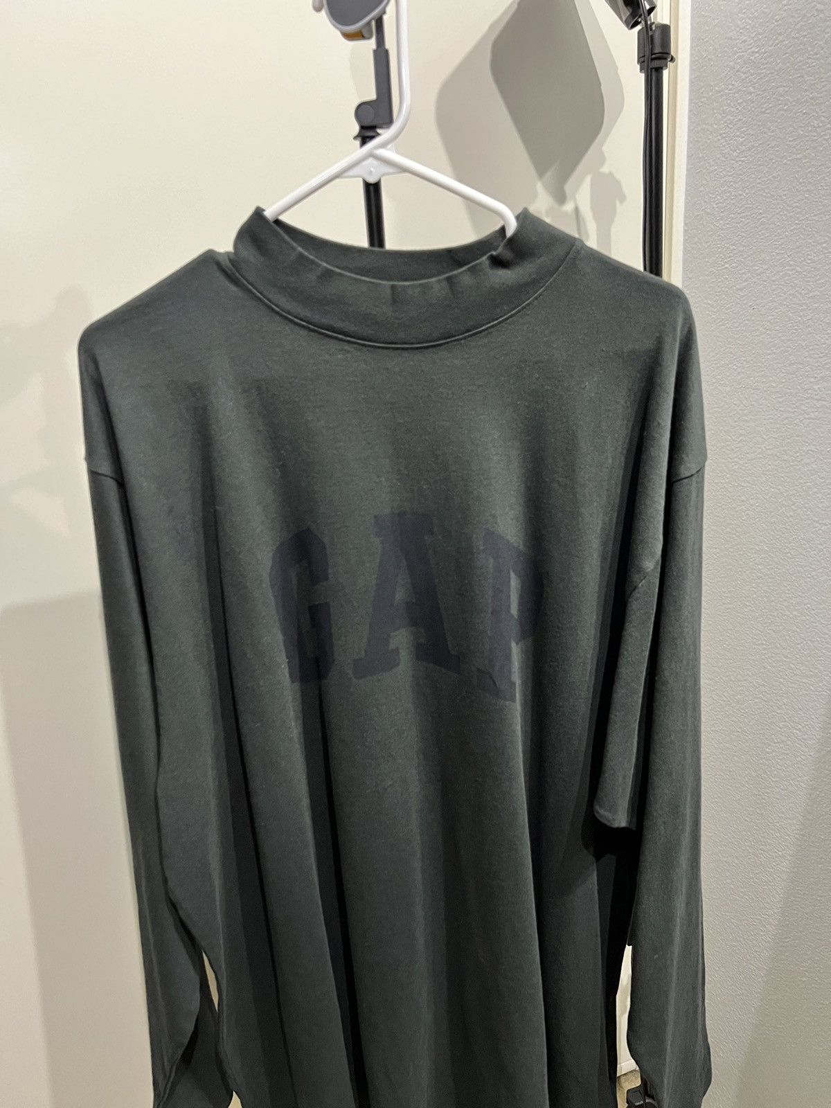 image of Yeezy Season Yeezy Gap Long Sleeve in Black, Men's (Size Small)