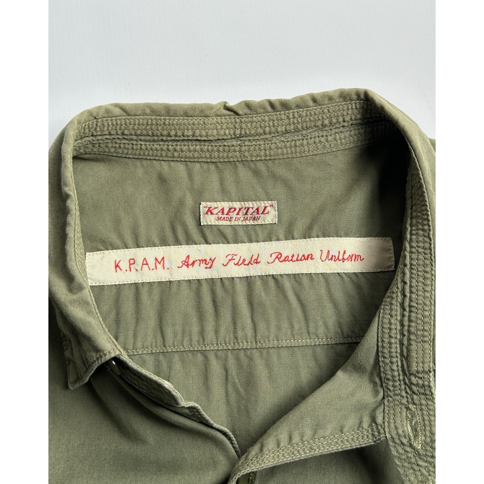 Kapital Kapital Military Button Up Shirt Size US M / EU 48-50 / 2 - 5 Thumbnail