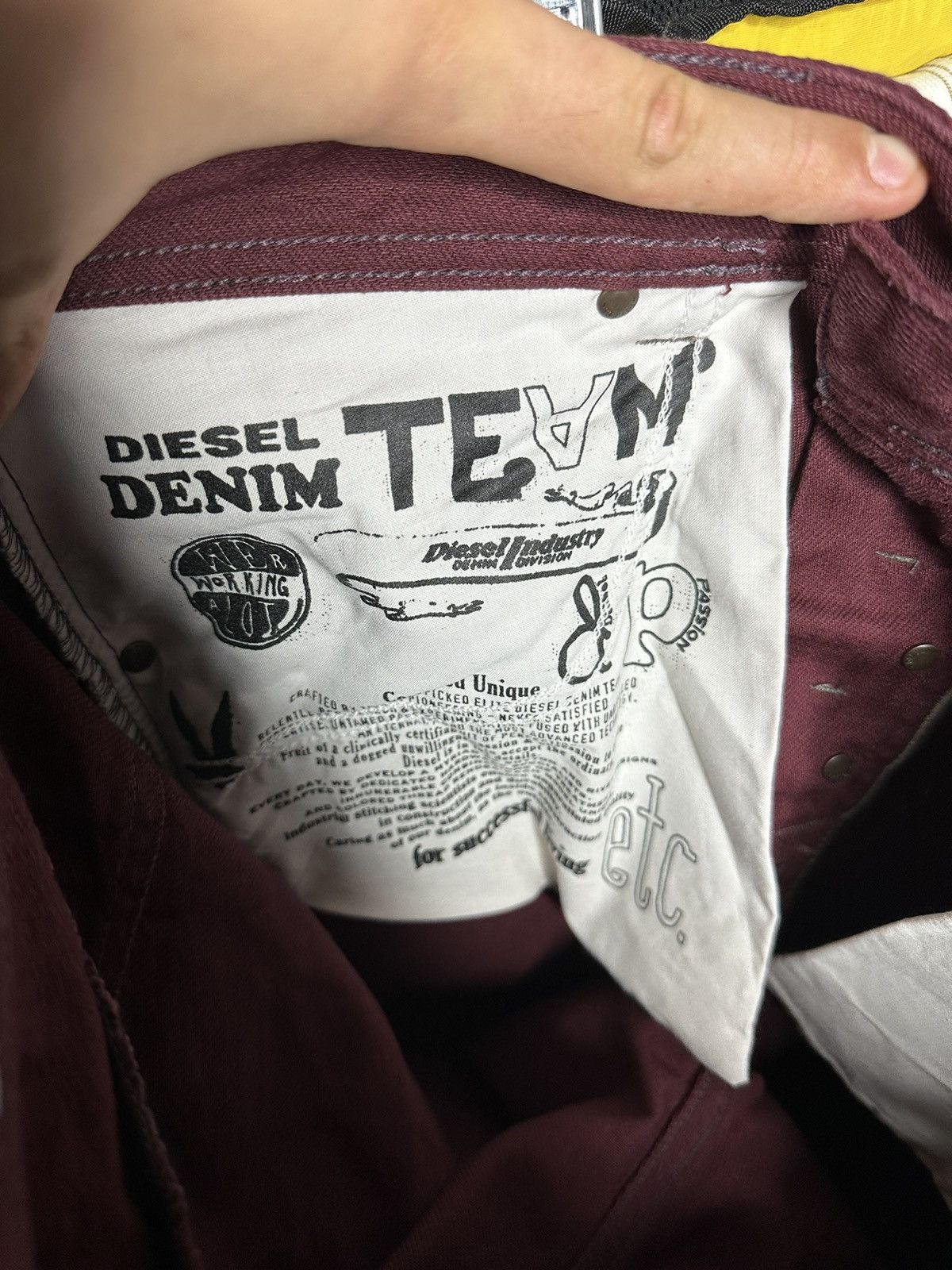 Diesel × Vintage 34/32 Diesel Industry Darron Men’s Denim Jeans Y2K Size US 34 / EU 50 - 16 Thumbnail