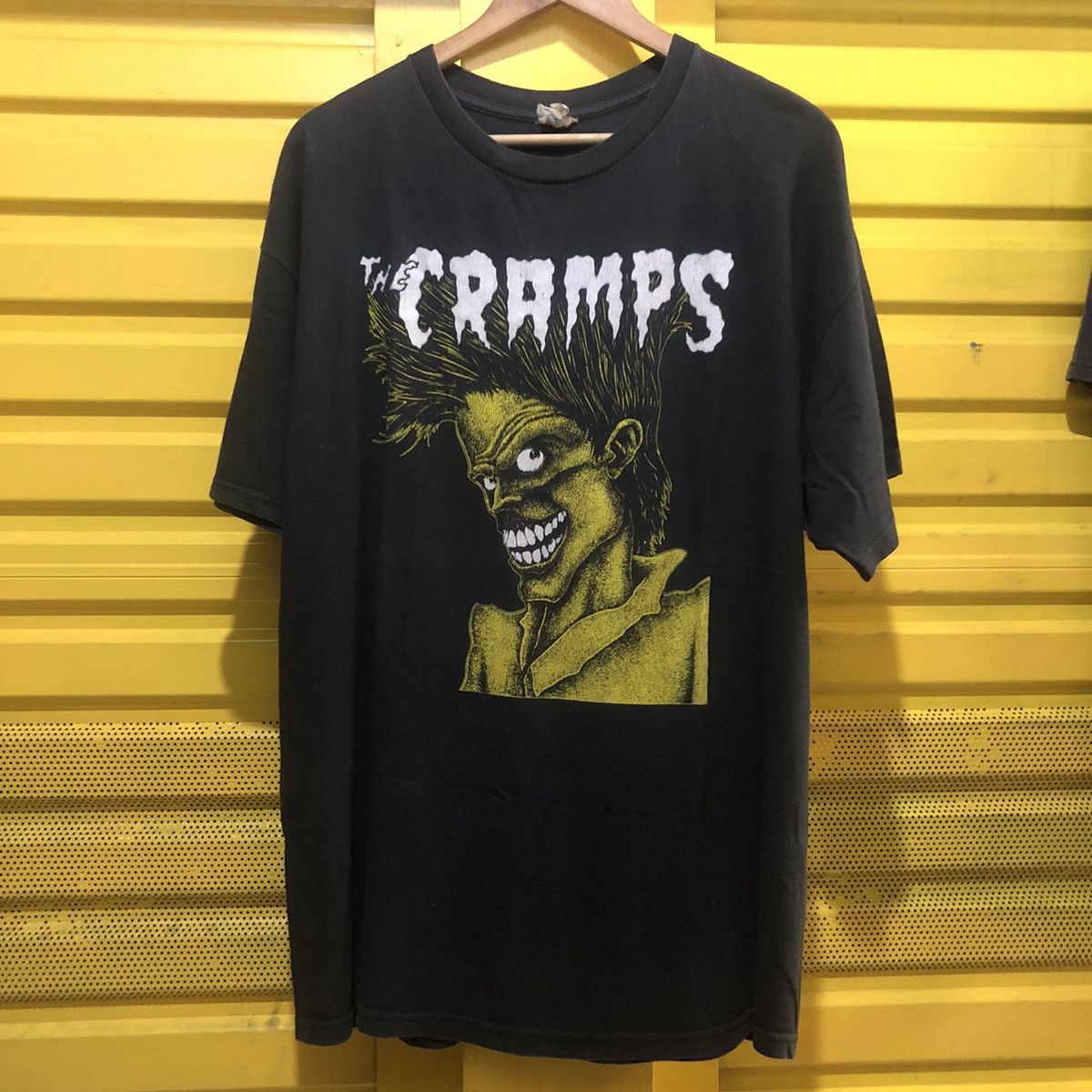 Image of Band Tees x Delta The Cramps Bad Music For Bad People in Black, Men's (Size XL)