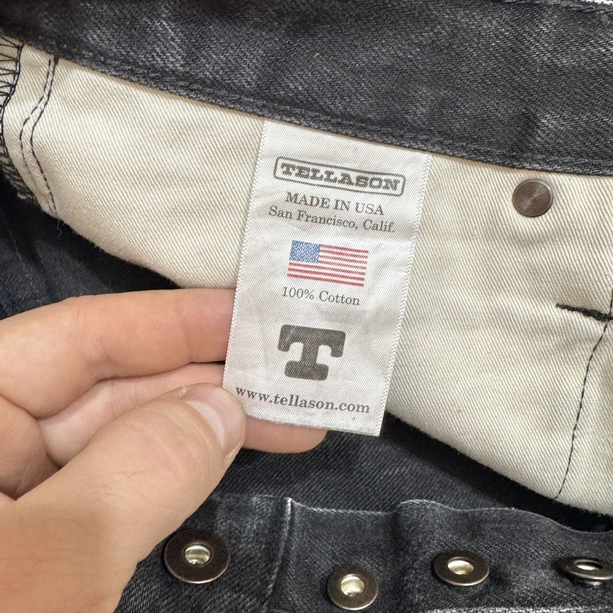Designer × Tellason Tellason Ladbroke Grove Slim Tapered Japanese Selvedge Size US 31 - 12 Thumbnail
