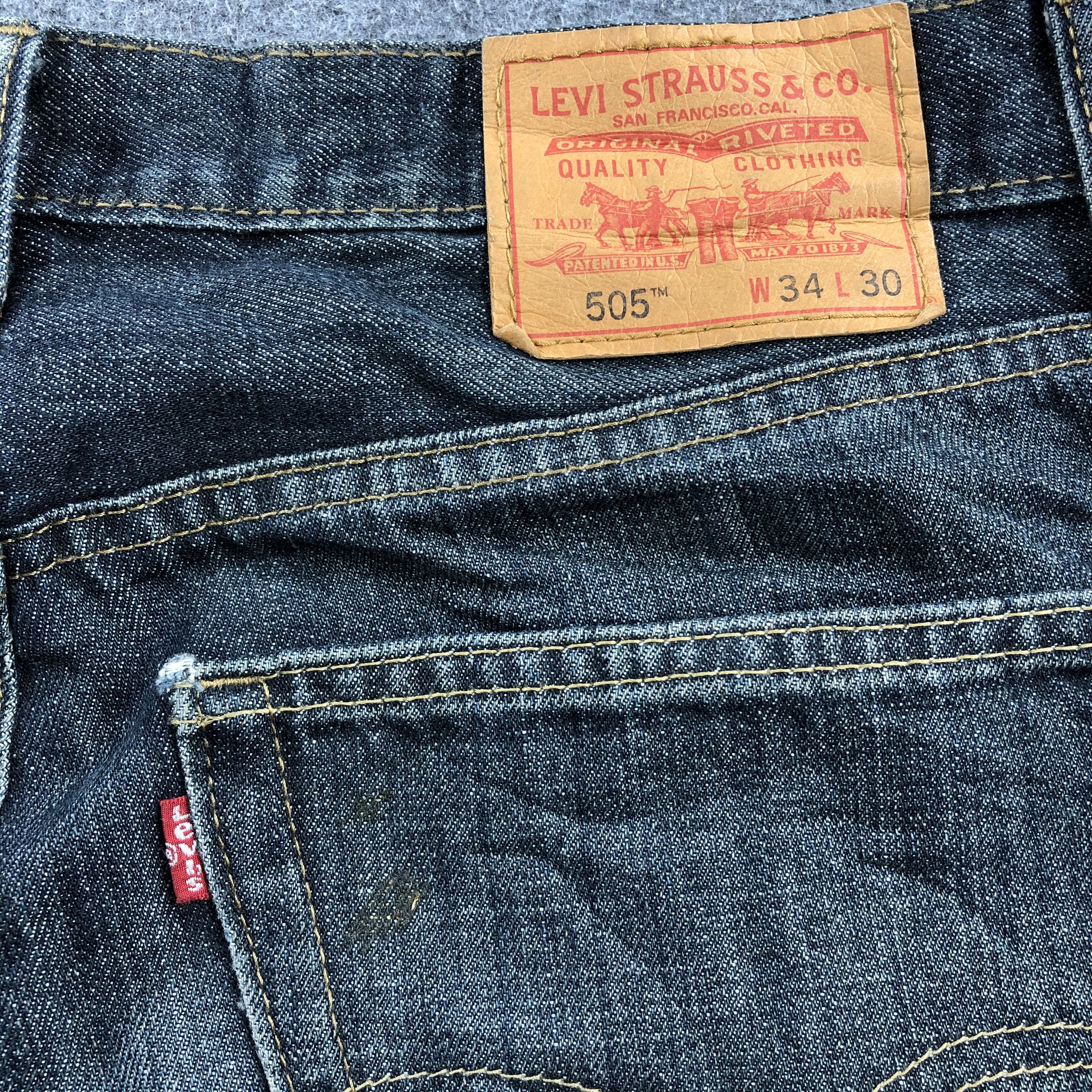 Levi's × Vintage Vintage Distress Mud Wash Levis 505 Jeans-JM1309 Size US 36 / EU 52 - 6 Thumbnail