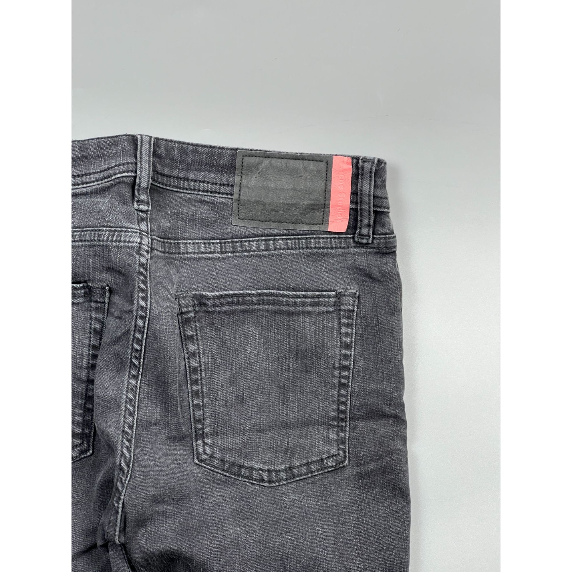 Acne Studios Acne Studios Climb Used blk Slim Fit Denim Jeans (Y0841) Size 26" / US 2 / IT 38 - 11 Thumbnail