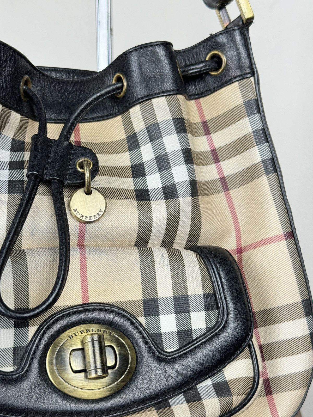 Burberry Leather shoulder bag Burberry original luxury casual item Size ONE SIZE - 3 Thumbnail