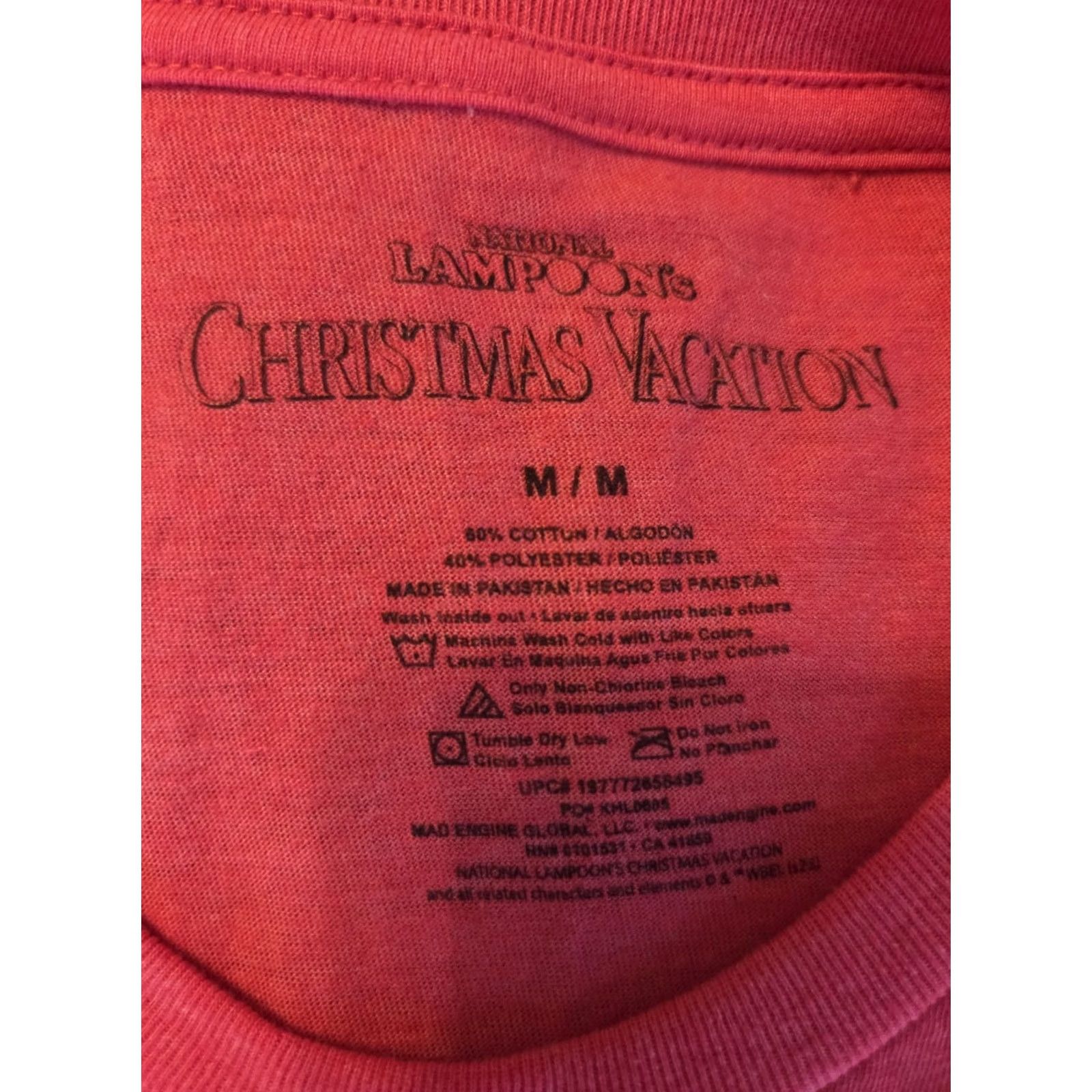 Vintage National Lampoons Christmas Vacation Griswold Tree Farm Red T-Shirt Size Medium Size US M / EU 48-50 / 2 - 2 Thumbnail