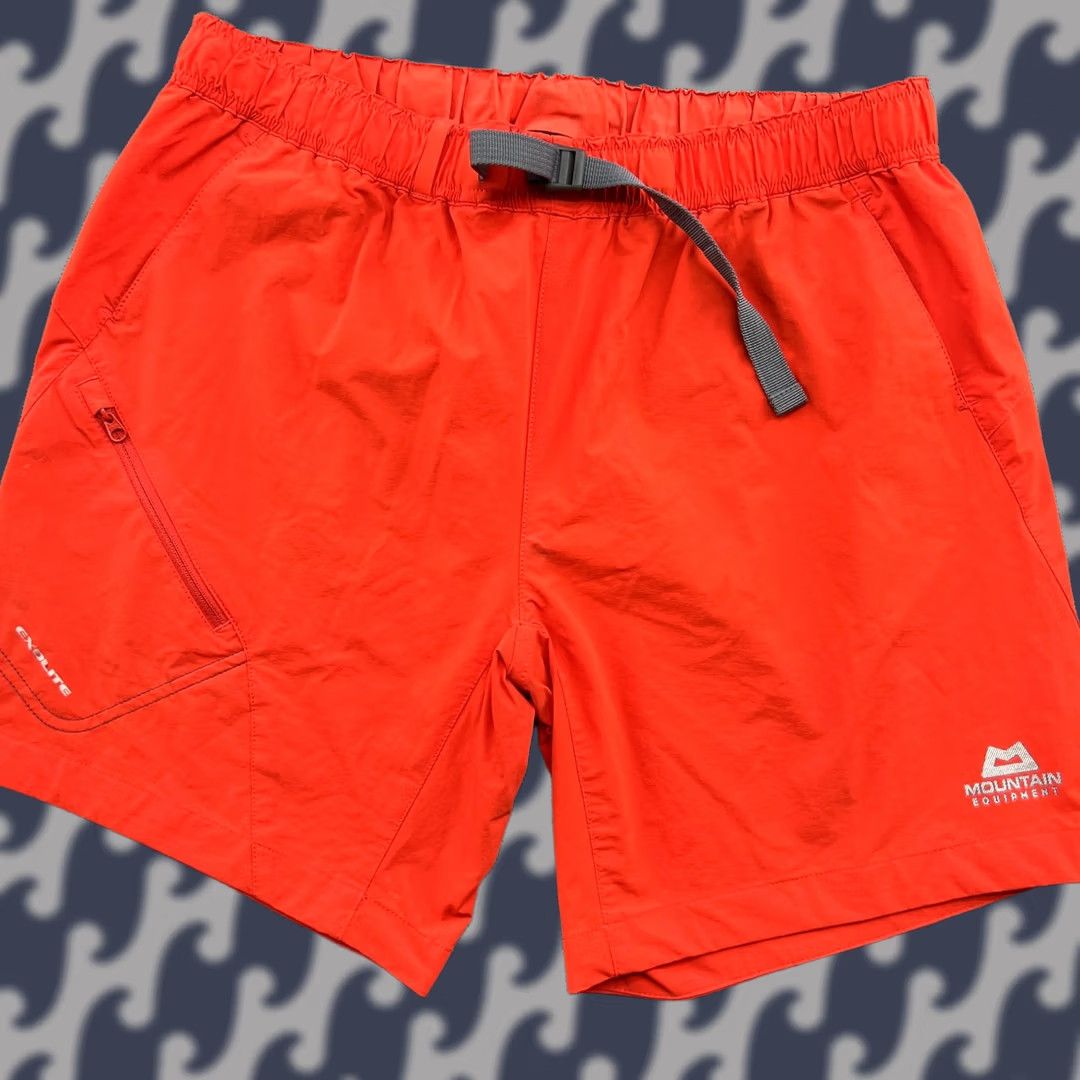 Mountain Equipment Mountain Equipment Exolite Shorts Mens Medium Orange Outdoor Trekking Bermuda Hiking Stretch Belted Casual Travel Size US 31 - 1 Thumbnail