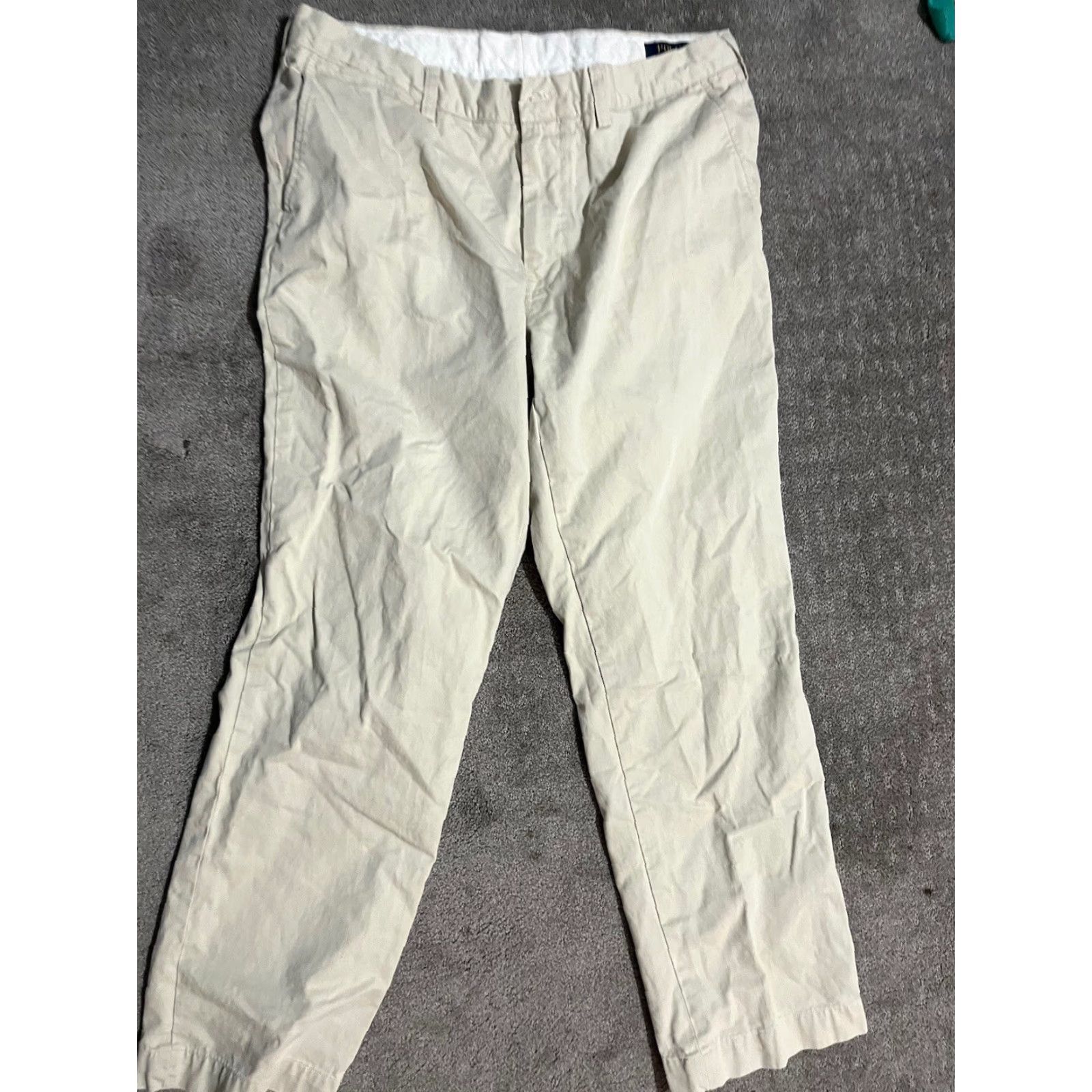 Polo Ralph Lauren Polo Ralph Lauren Chino Twill Pants 38x32 Classic Fit Cotton Mens Beige Size US M / EU 48-50 / 2 - 3 Thumbnail