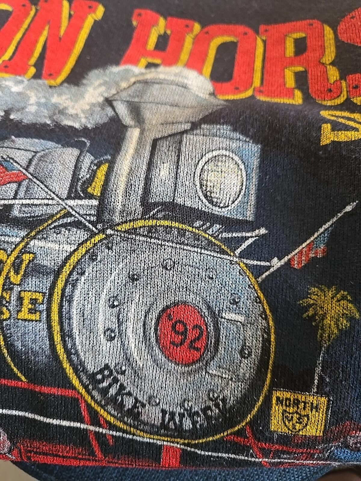 Tultex Vintage 90s Iron Horse Saloon Sweatshirt Motorcycle sz S Size US S / EU 44-46 / 1 - 3 Thumbnail