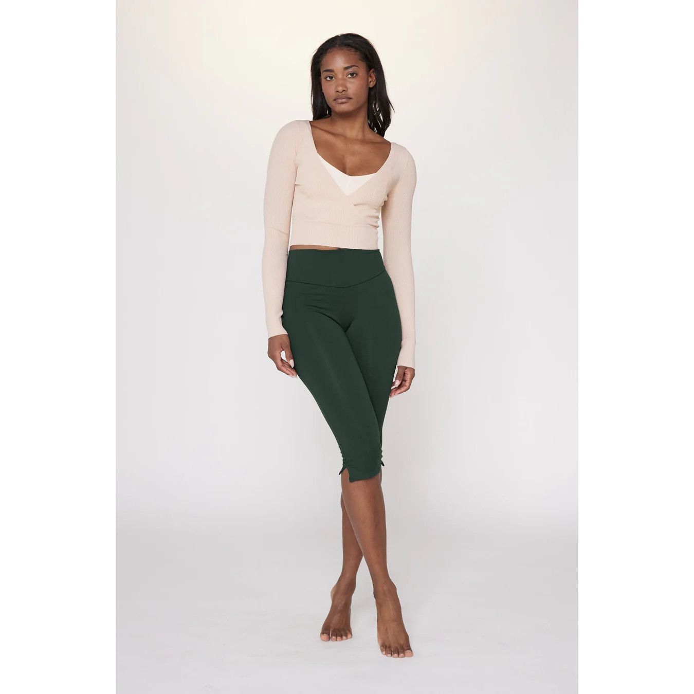 Live The Process Live the Process V Venus Leggings, Dark Green XS Size 26" / US 2 / IT 38 - 5 Thumbnail