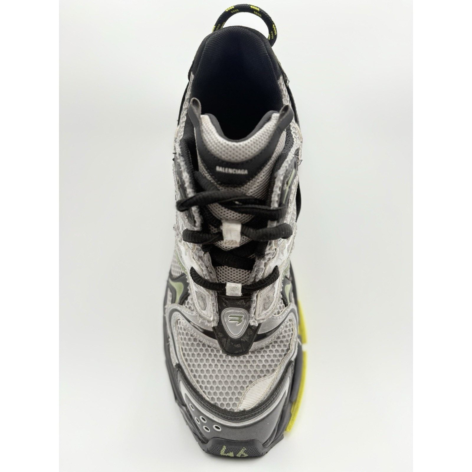 Balenciaga Balenciaga Runner 2.0 ' Silver Neon Yellow ' | SUPER CLEAN! Size US 13 / EU 46 - 5 Thumbnail