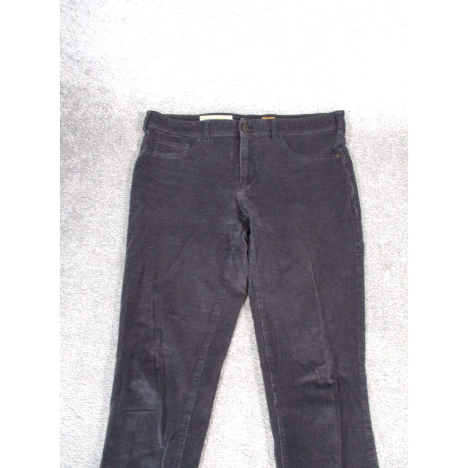 Anthropologie Anthropologie Pilcro Pants Womens 30 Gray Corduroy Skinny Chino Cotton Spandex Size 30" / US 8 / IT 44 - 3 Thumbnail