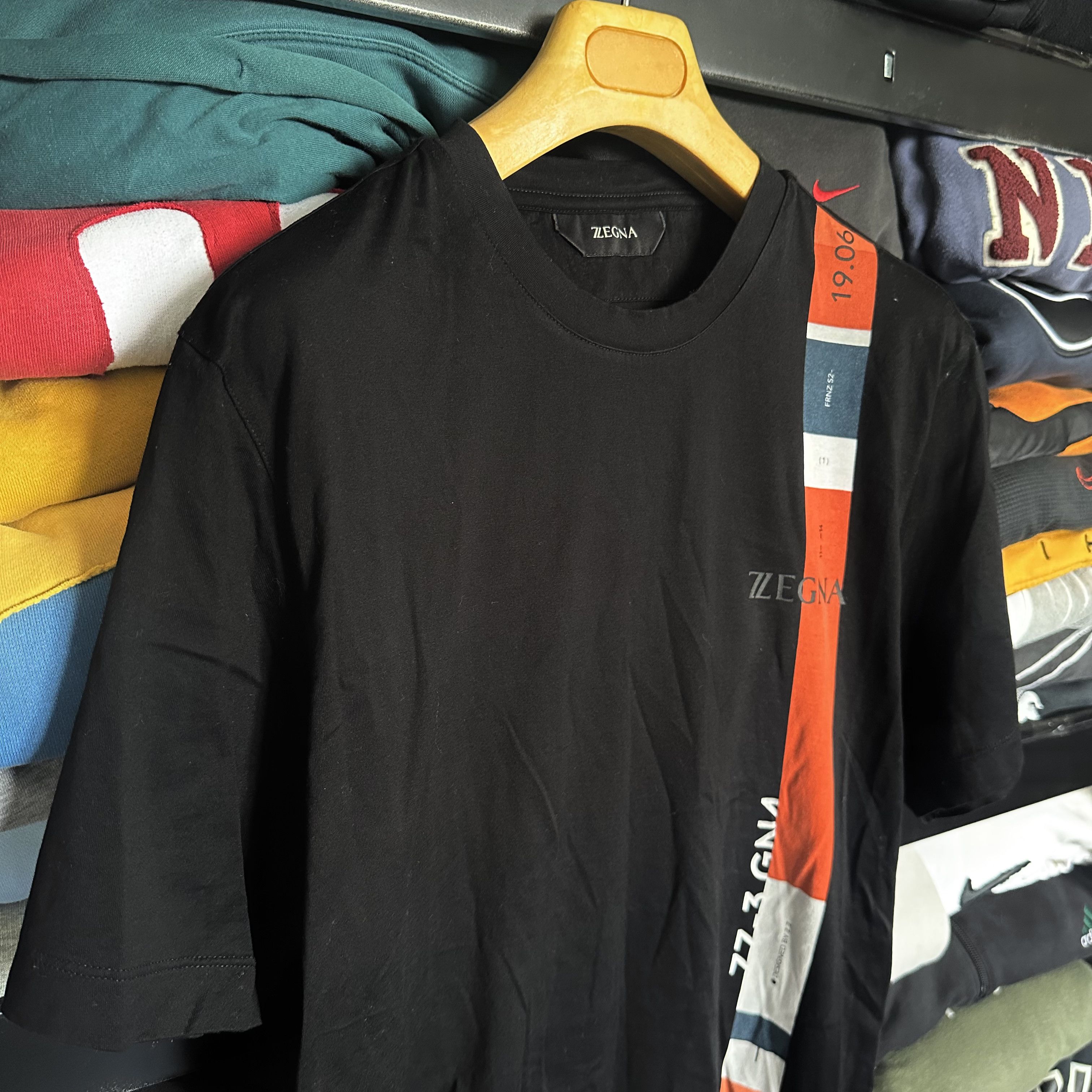 Ermenegildo Zegna Ermenegildo Zegna Big Logo Luxury T shirt Size US M / EU 48-50 / 2 - 3 Thumbnail
