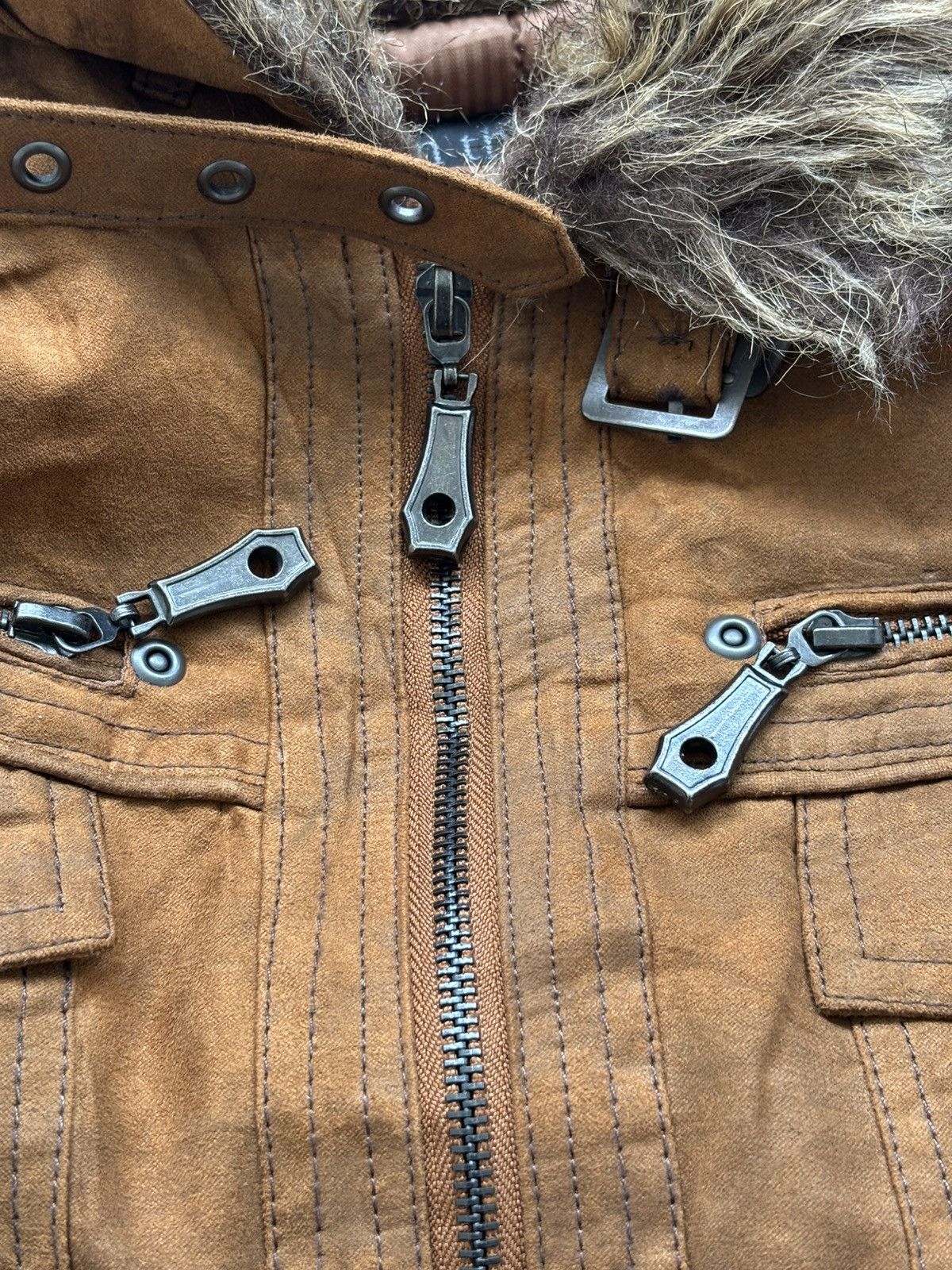 In The Attic × Japanese Brand × Tornado Mart Fur Rider Jacket Size US M / EU 48-50 / 2 - 7 Thumbnail