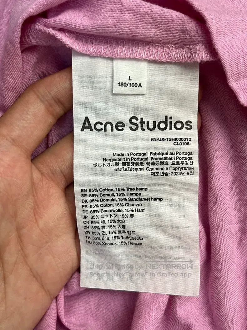 Acne Studios Acne Studios 1996 Letter Printed Vintage Short Sleeve T-Sh Size US L / EU 52-54 / 3 - 4 Thumbnail