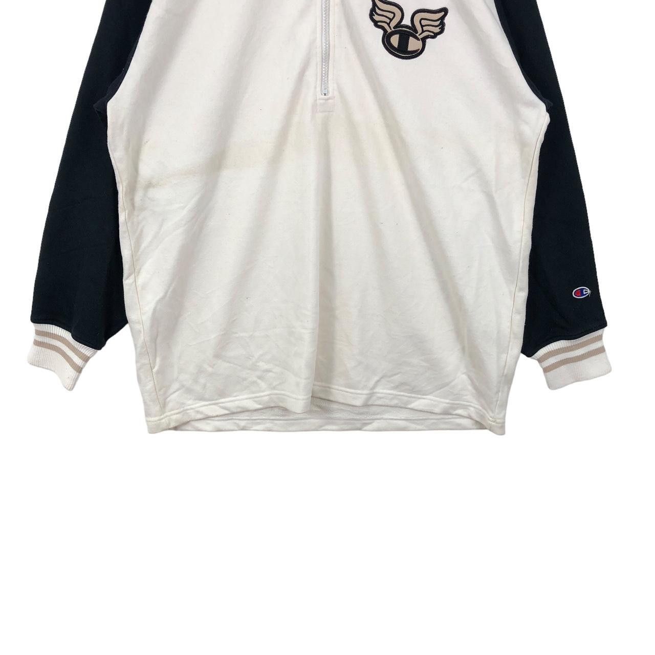 Champion Vintage CHAMPION Wheels Half Zipper Baggy Sweatshirt Sweater Size US XXL / EU 58 / 5 - 4 Thumbnail