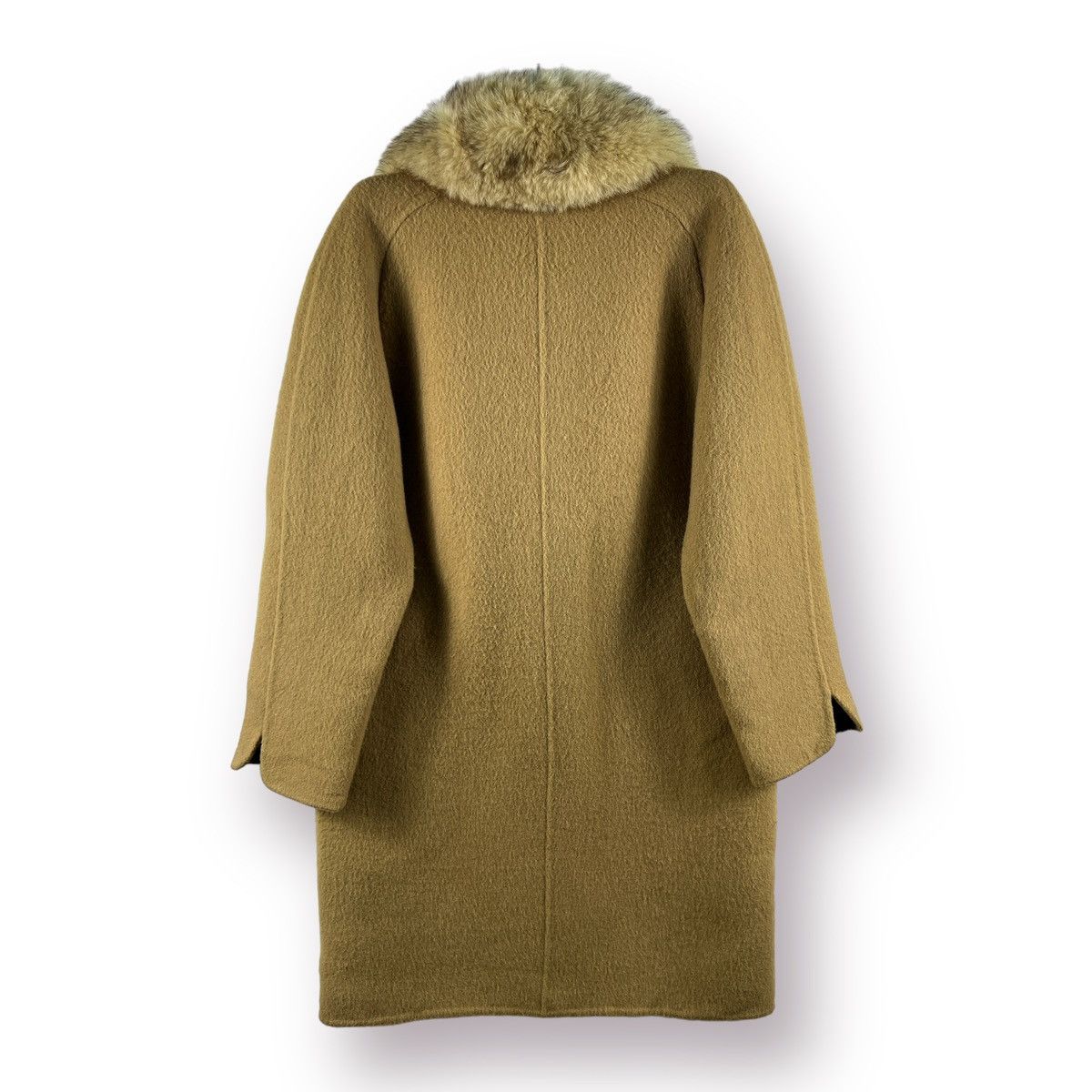 Other Italian fur collar wool long coat - 44 Size M / US 6-8 / IT 42-44 - 13 Thumbnail