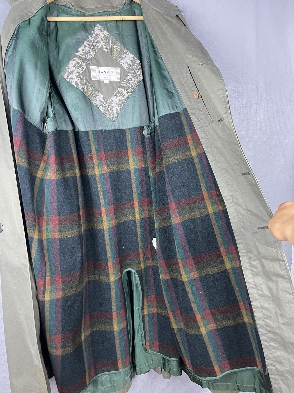 Lanvin VINTAGE LANVIN STUDIO Double Breast Trench Coat Size US L / EU 52-54 / 3 - 11 Thumbnail