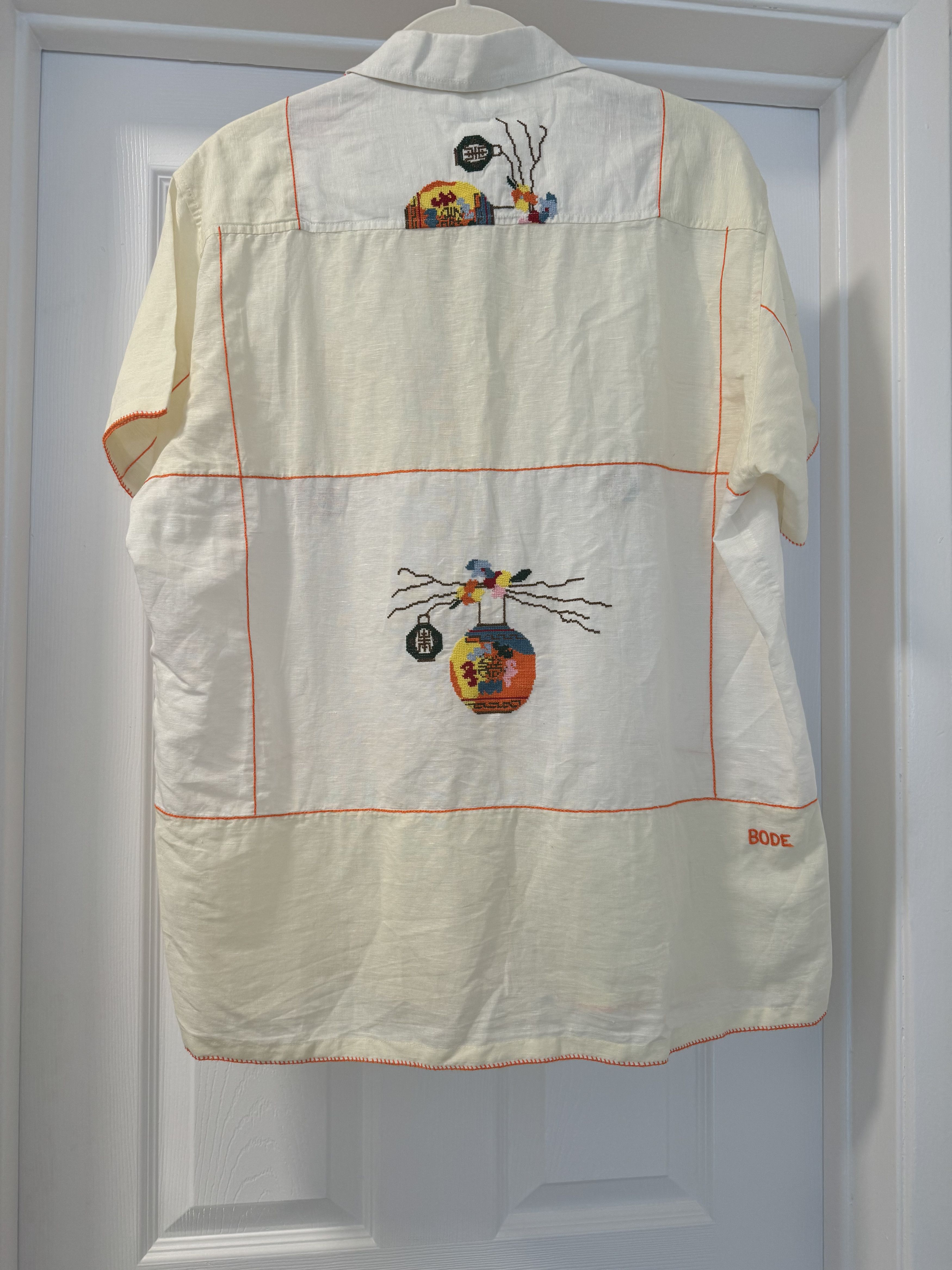 Bode Bode Bowling Shirt with Lantern Detail Size US M / EU 48-50 / 2 - 3 Thumbnail