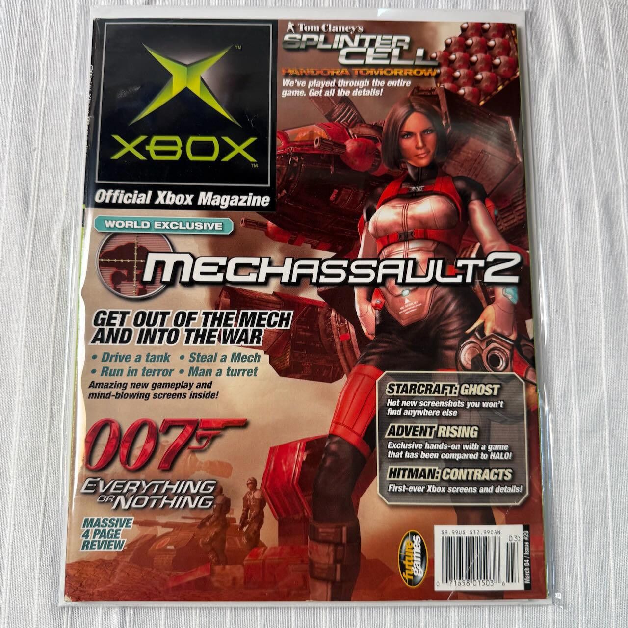 Other VTG Xbox Magazine #29 MAR 2004 MechAssault 2 Exclusive RARE Size ONE SIZE - 12 Thumbnail