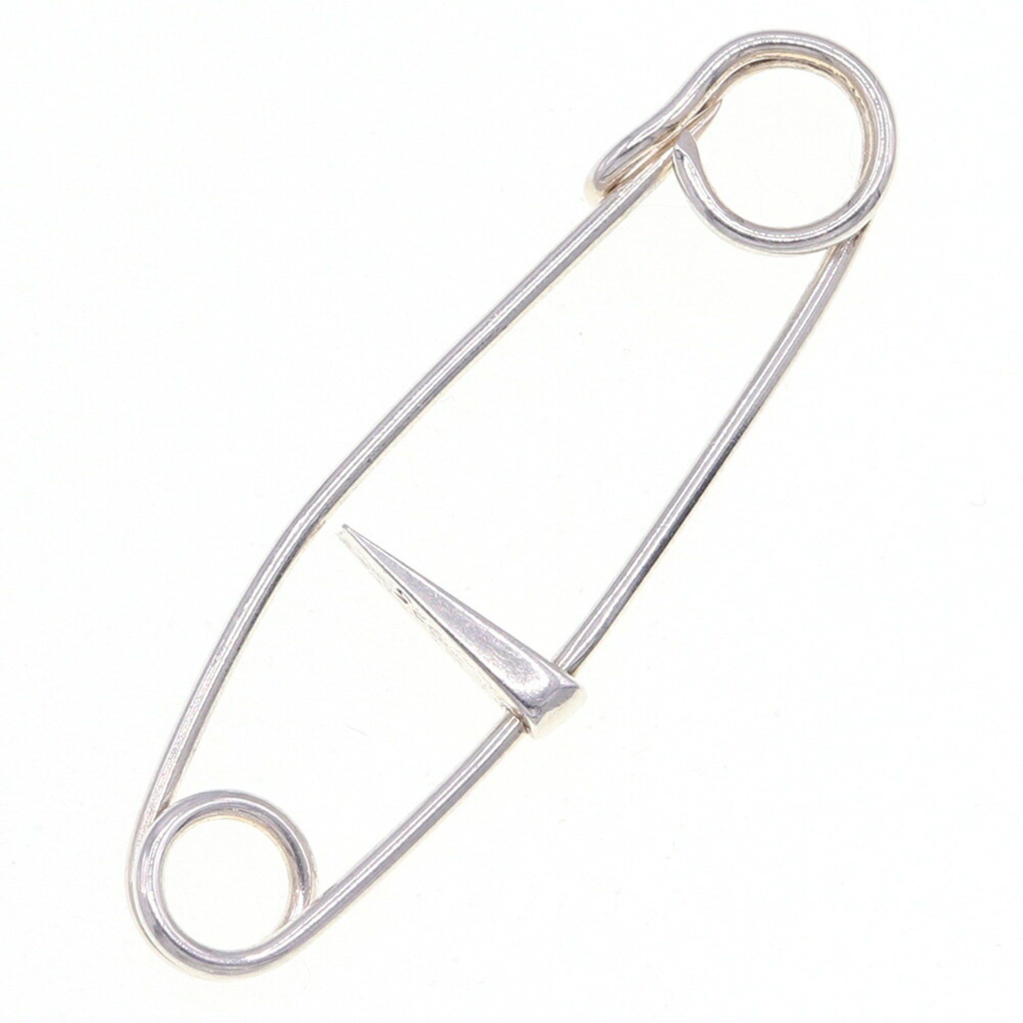 image of Hermes Pin Brooch Sv Sterling Silver 925 Women's Hermes