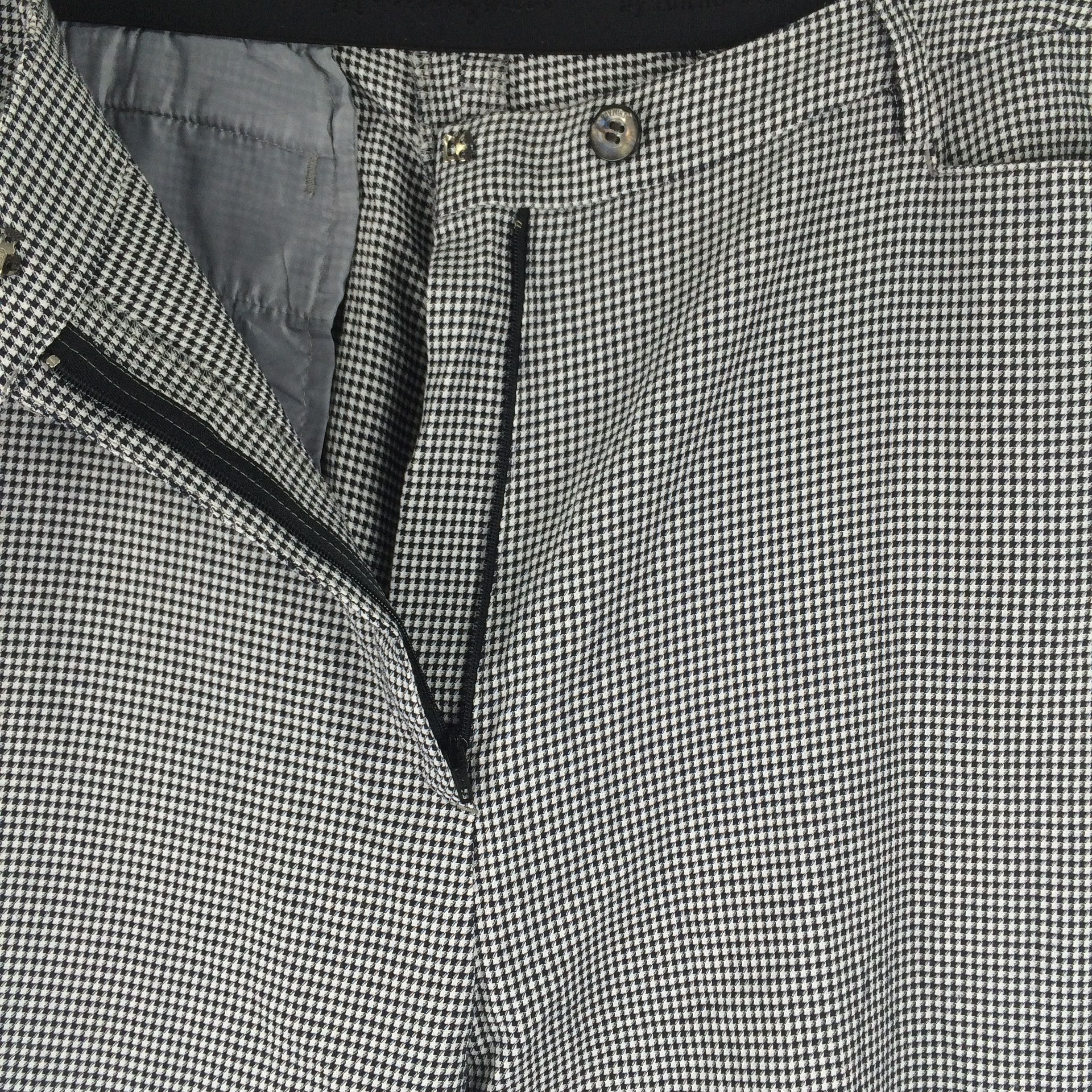 Designer × Junko Shimada X166 JUNKO SHIMADA X MUSINGWEAR HOUNDSTOOTH PANTS Size 31" - 8 Thumbnail