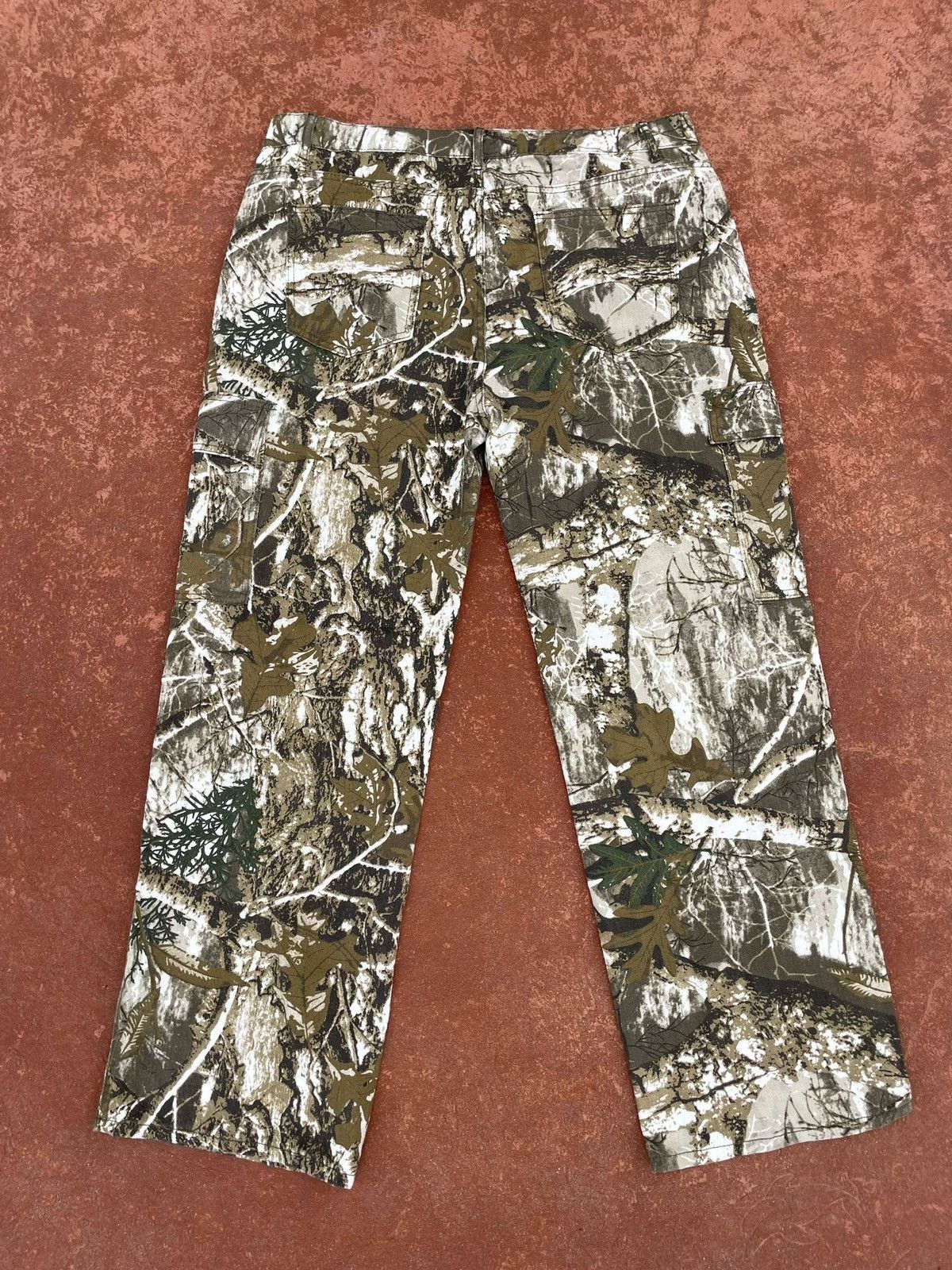 Realtree Vintage 90s Baggy Real Tree Camo Workwear Hype Wide Pants Size US 38 / EU 54 - 2 Thumbnail