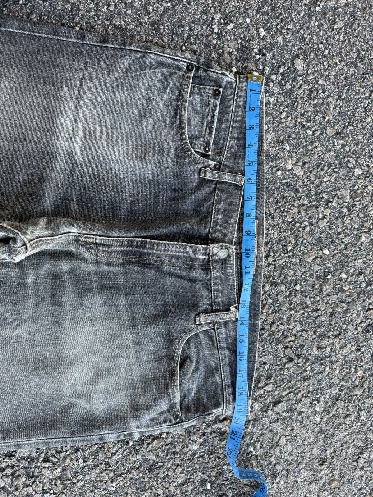 Japanese Brand VINTAGE S002 JAPAN STRAIGHT FADED JEAN DENIM PANTS Size US 38 / EU 54 - 5 Thumbnail
