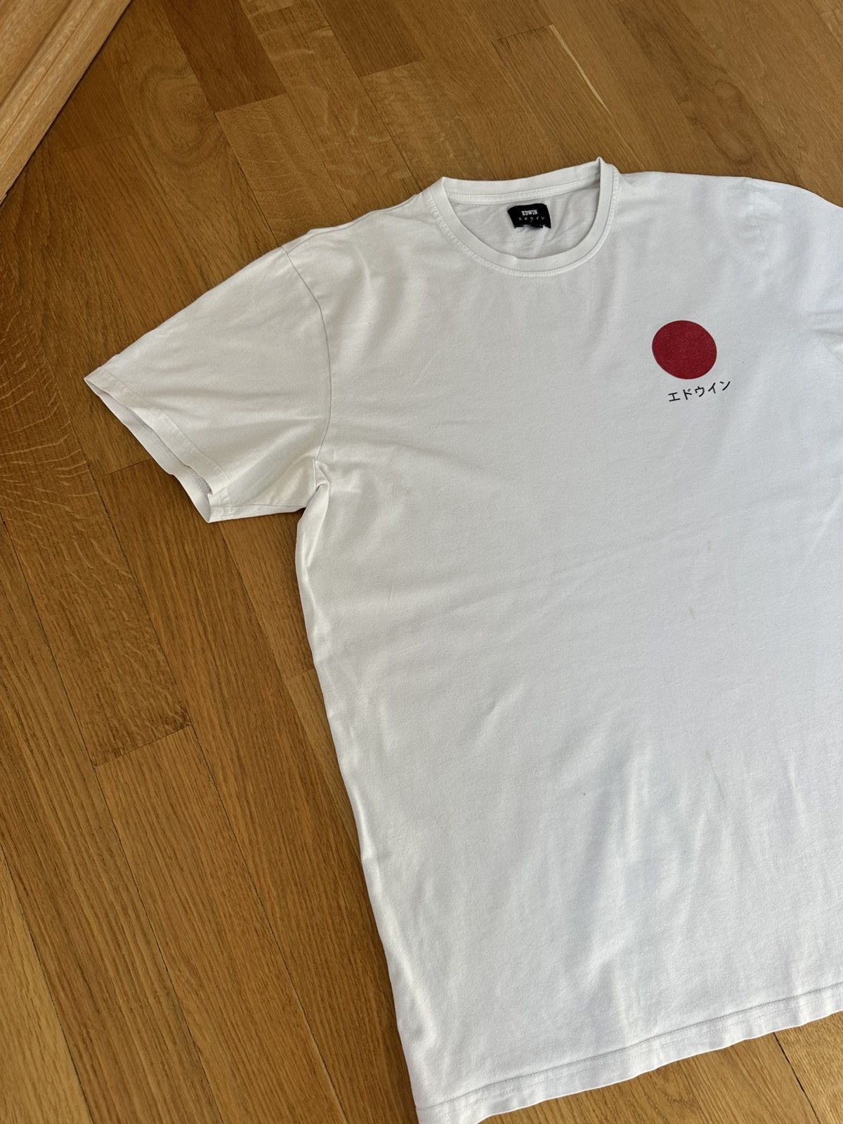 Edwin Men’s Edwin Japanese Sun Set T-shirt M Size White Size US M / EU 48-50 / 2 - 3 Thumbnail