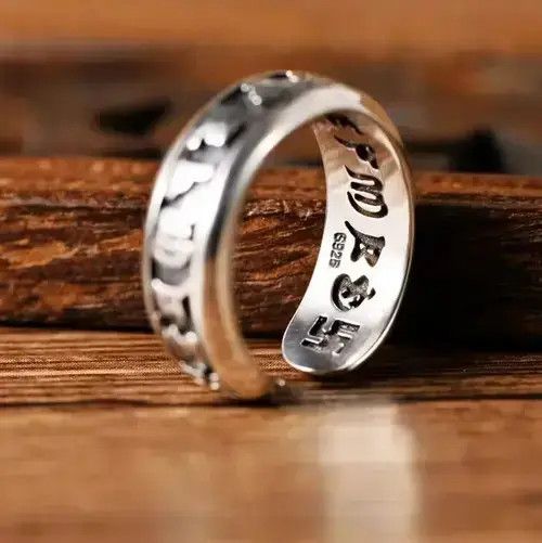 Other 925 silver Buddhist adjustable ring Size ONE SIZE - 4 Thumbnail