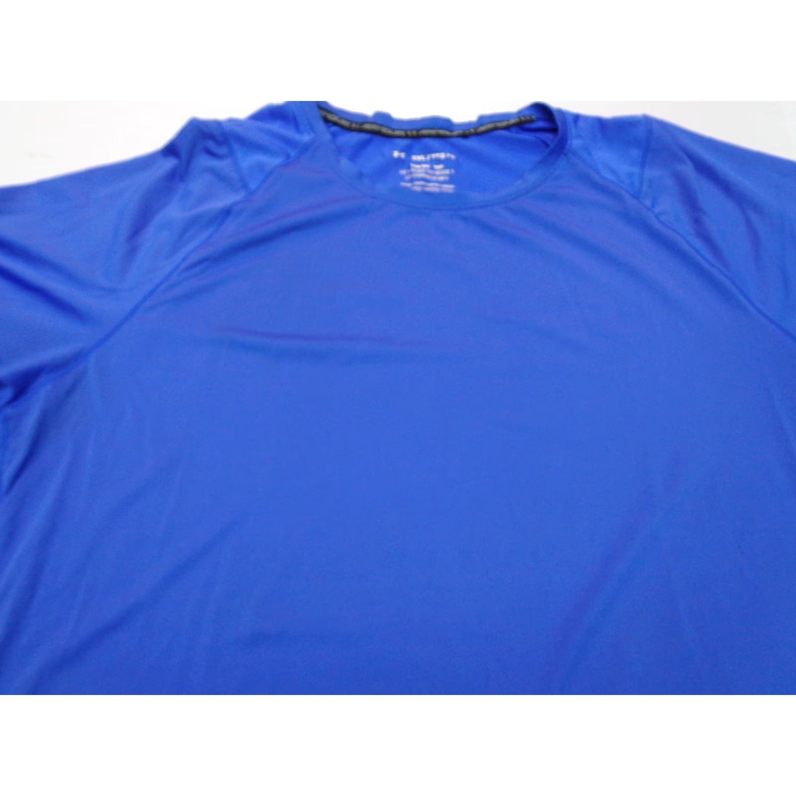 Under Armour Under Armour The Tech Tee T-Shirt Mens 2XL Royal Blue Heat Gear MSK1 Logo Easy Care Short Sleeve Crew Neck Shirt Edges: N/A Size US XXL / EU 58 / 5 - 2 Thumbnail