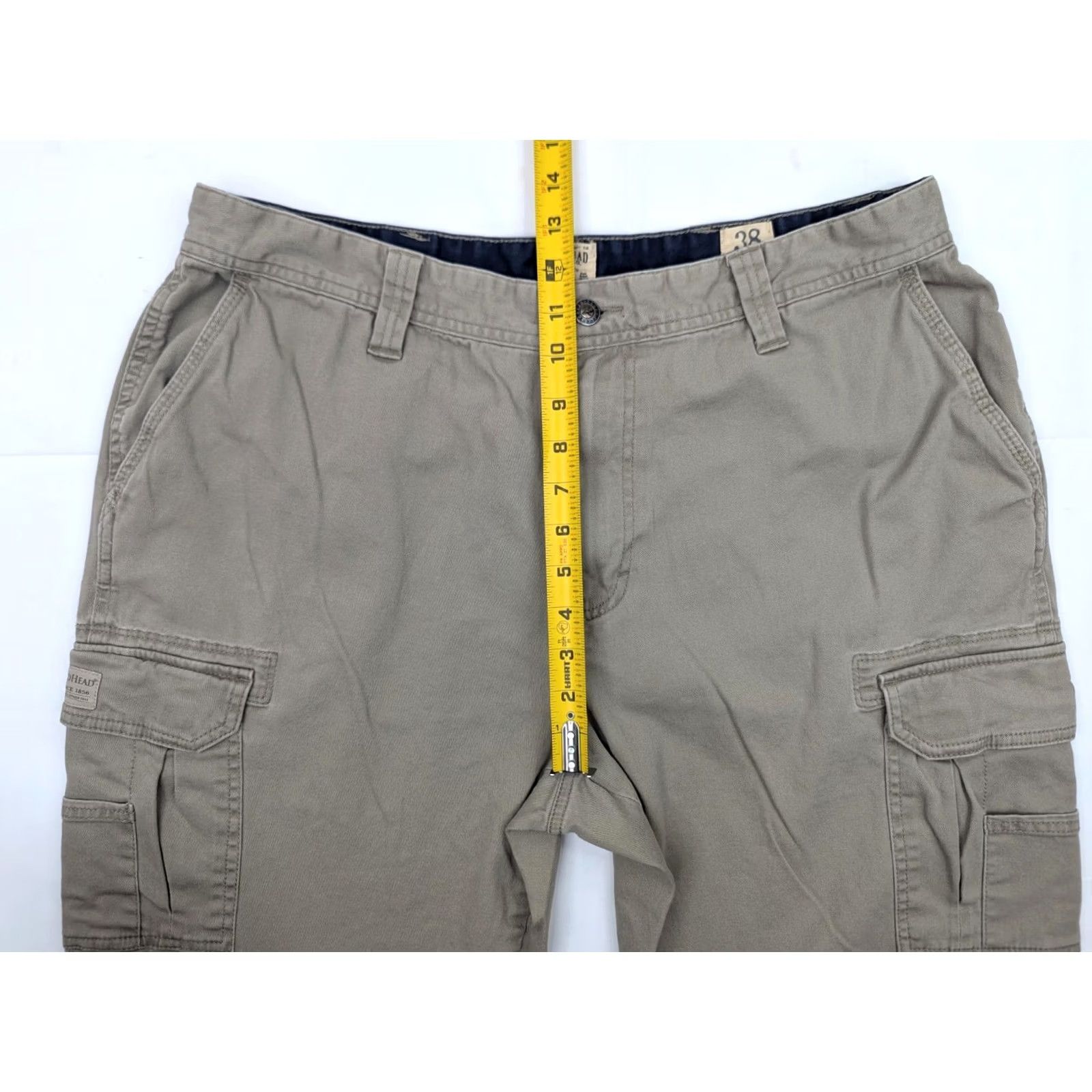 Vintage RedHead Cargo Pants Men 36 Regular Beige Cotton Outdoor Hiking Work Casual Size US 36 / EU 52 - 4 Thumbnail