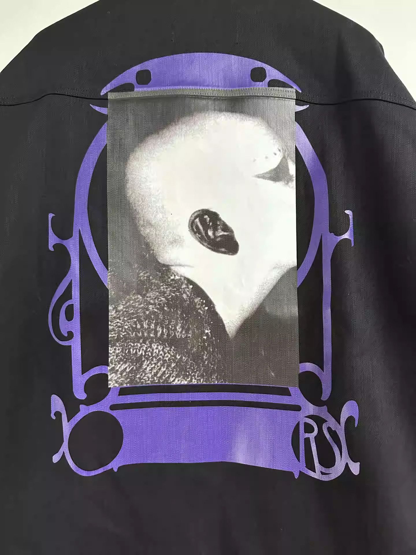 Raf Simons Raf Simons 19SS Silver Ring Print Denim Jacket Size US S / EU 44-46 / 1 - 5 Thumbnail