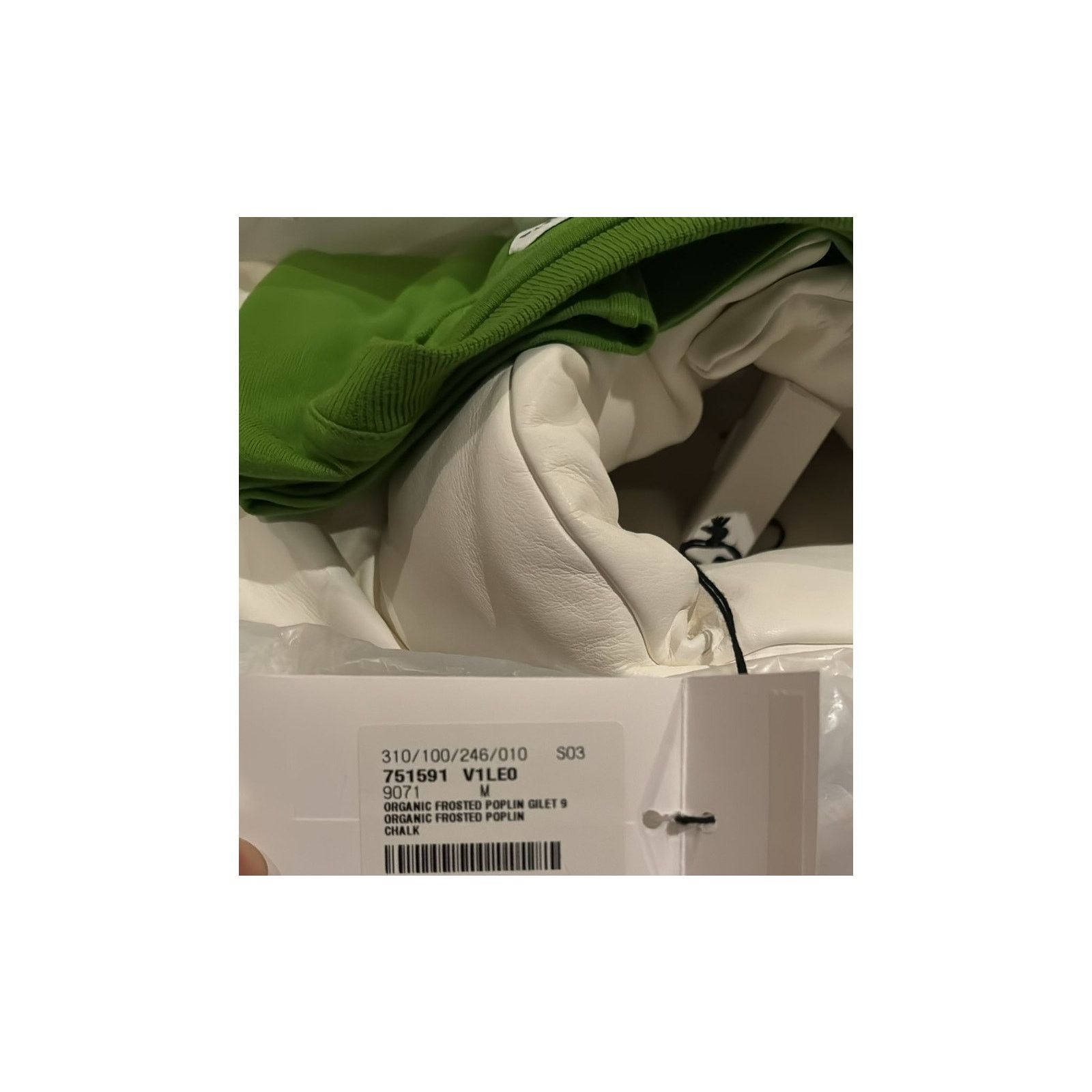 Bottega Veneta o1rshd1 Organic Frosted Poplin Gilet in Chalk Size US M / EU 48-50 / 2 - 16 Thumbnail