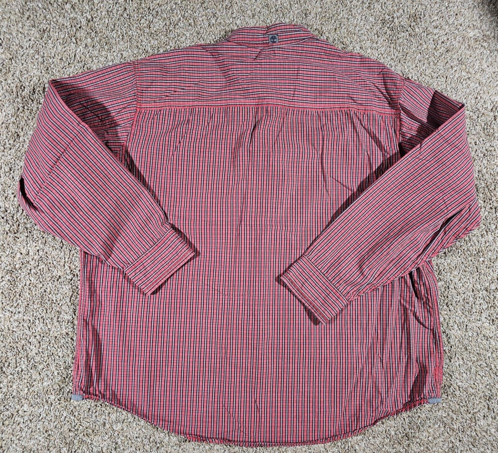 Timberland Timberland Shirt Size XXL Red Plaid long Sleeve Button Up Size US XXL / EU 58 / 5 - 9 Thumbnail