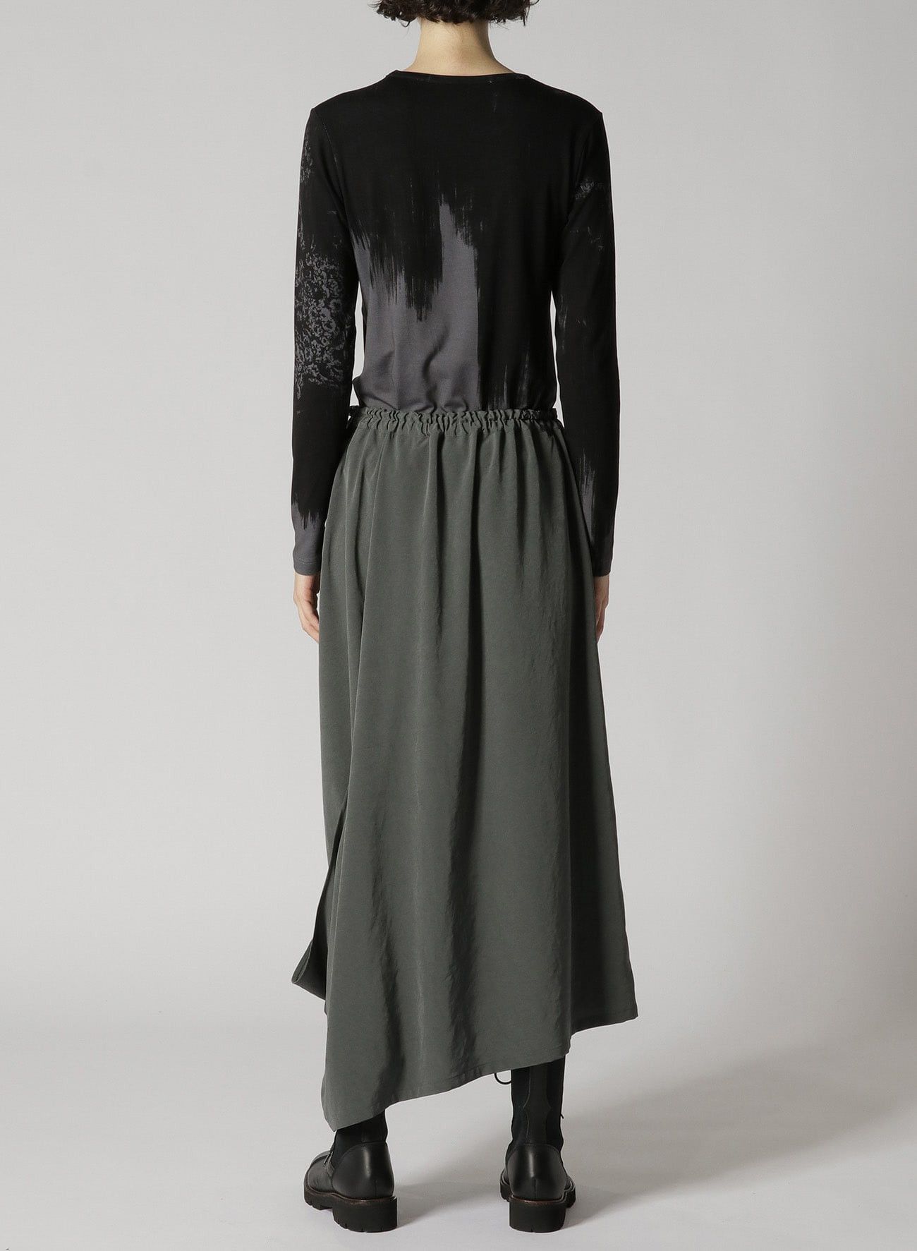 Yohji Yamamoto Y's Yohji Yamamoto - WOOL GABARDINE 2-WAY SKIRT WIDE PANTS Size 28" / US 6 / IT 42 - 15 Thumbnail