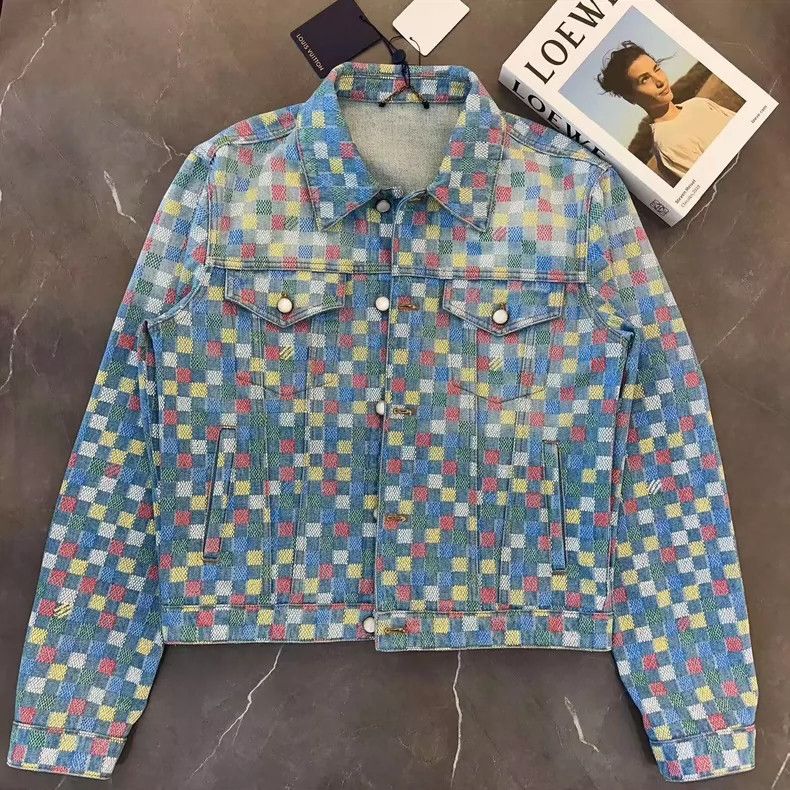 Louis Vuitton Louis Vuitton Colorful Denim Jacket Size US L / EU 52-54 / 3 - 1 Thumbnail