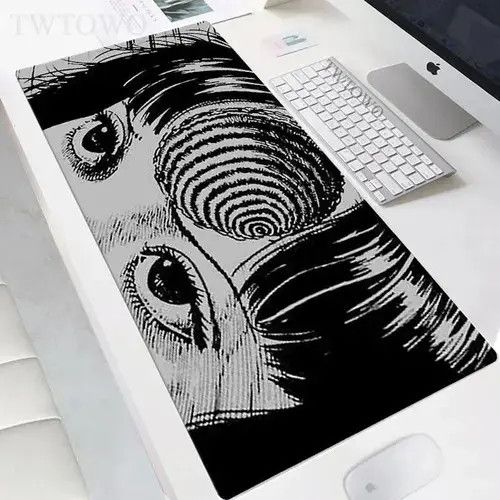Anime × Japanese Brand × Vintage Anime Junji Ito Anti-slip MousePads Size ONE SIZE - 2 Thumbnail
