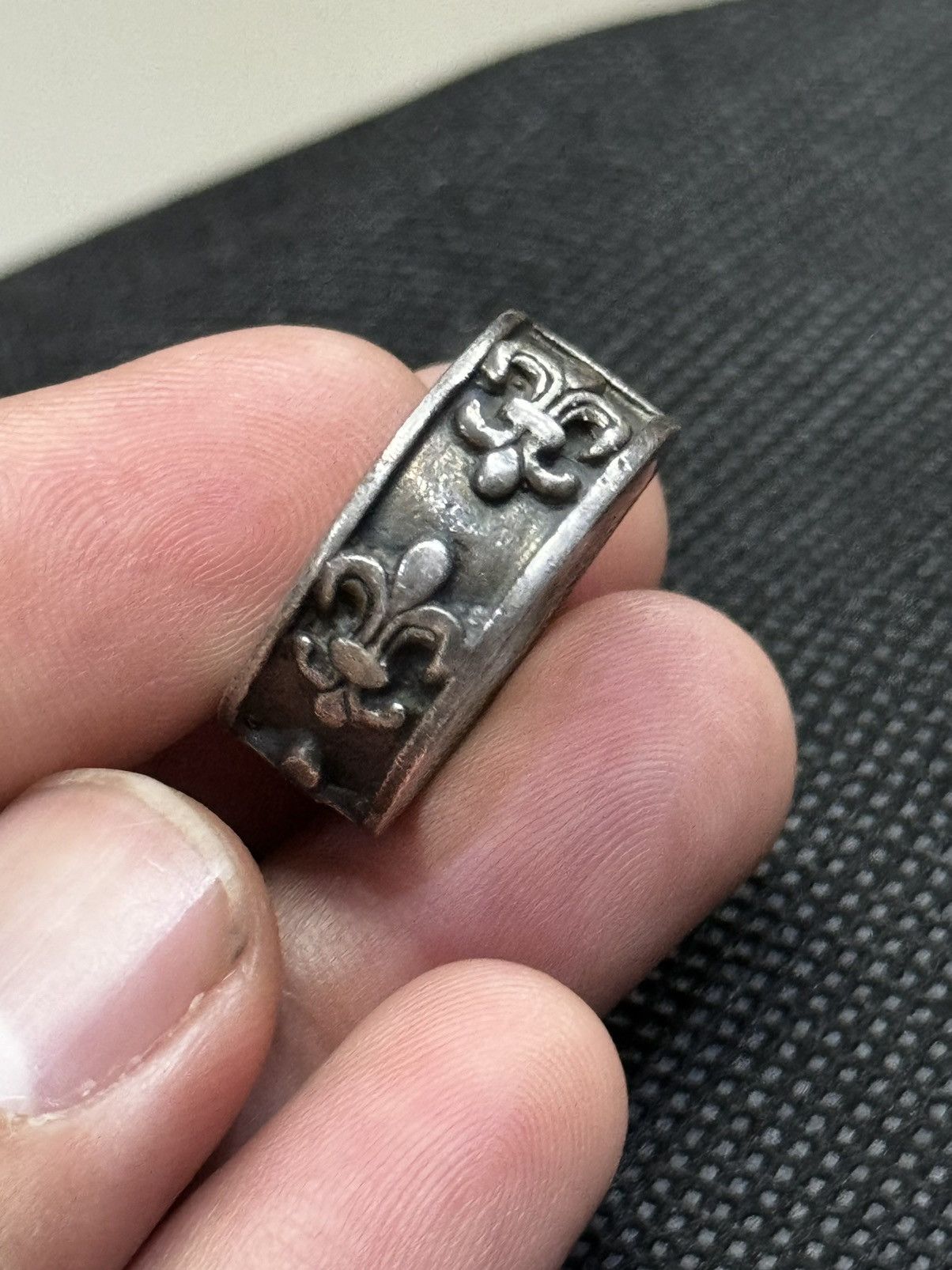 Sterling Silver × Vintage VTG STERLING SILVER 925 ENGRAVED RING SIZE 8 Size ONE SIZE - 4 Thumbnail