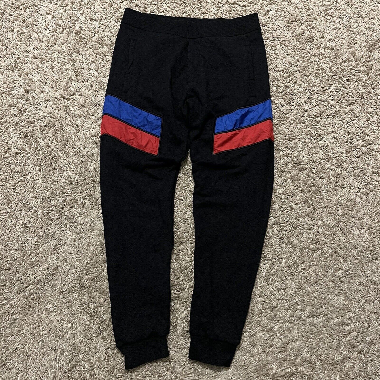 image of Moncler Sweat Bottoms French Terry Joggers Sweatpants Small in Black, Men's (Size 30)