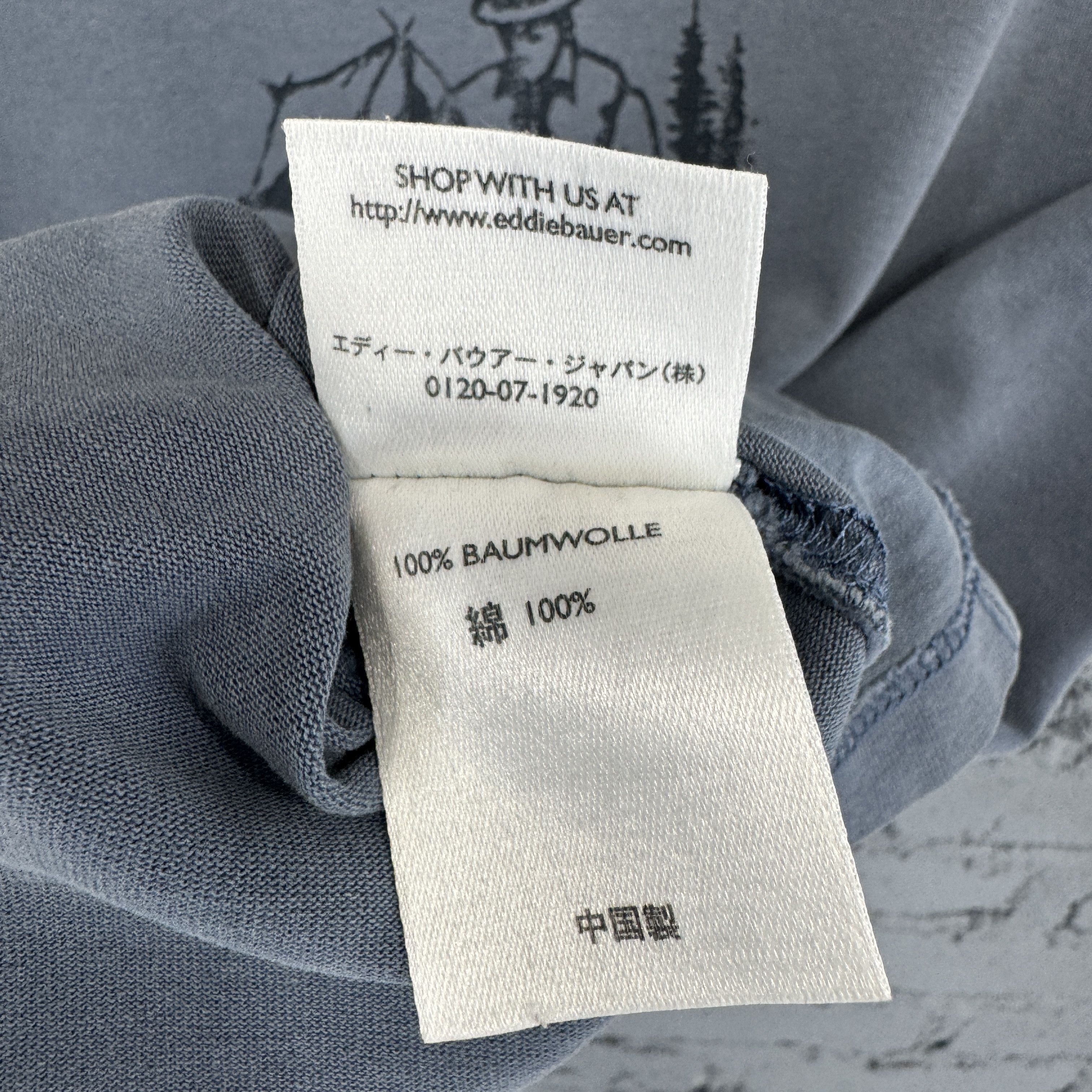 Eddie Bauer Eddie Bauer Outdoor Outfitter Camping Print Sunfaded Tshirt Size US M / EU 48-50 / 2 - 5 Thumbnail
