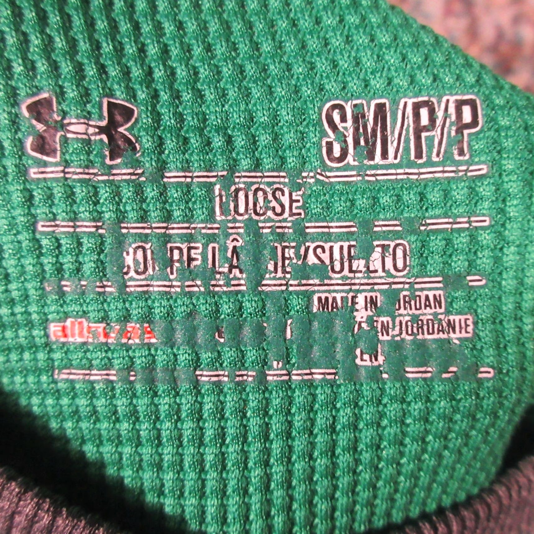 Under Armour Under Armour Shirt Mens S Thermal Waffle Knit Loose Gray Green Performance EUC Size US S / EU 44-46 / 1 - 3 Thumbnail