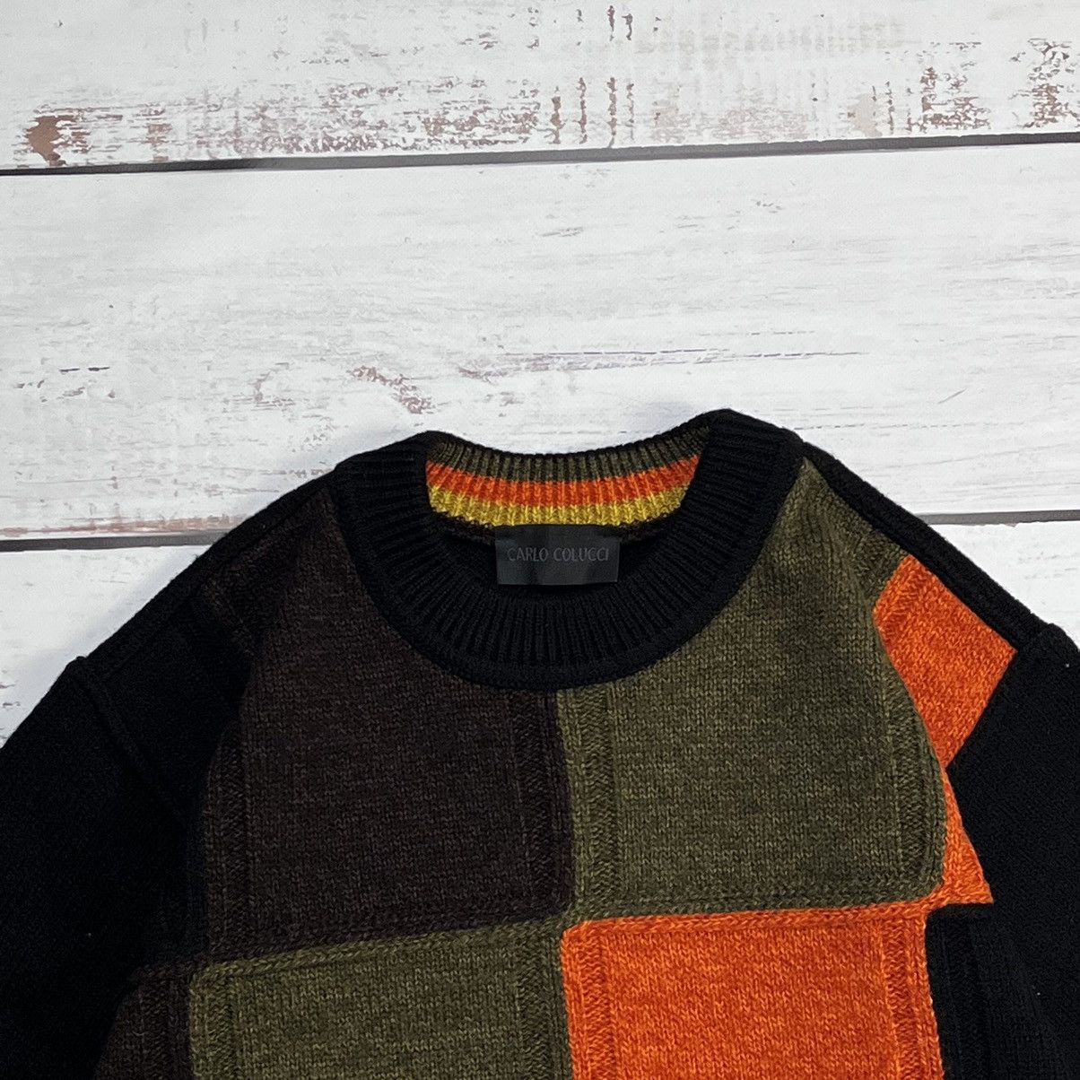 Carlo Colucci × Coogi × Vintage Vintage Carlo Colucci Knit Wool Sweater Multicolour Coogi Size US M / EU 48-50 / 2 - 3 Thumbnail