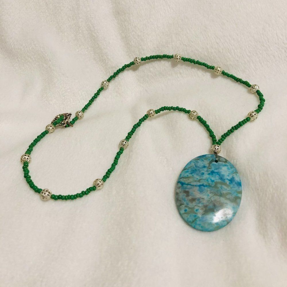 Other Blue Stone Necklace Size ONE SIZE - 1 Thumbnail