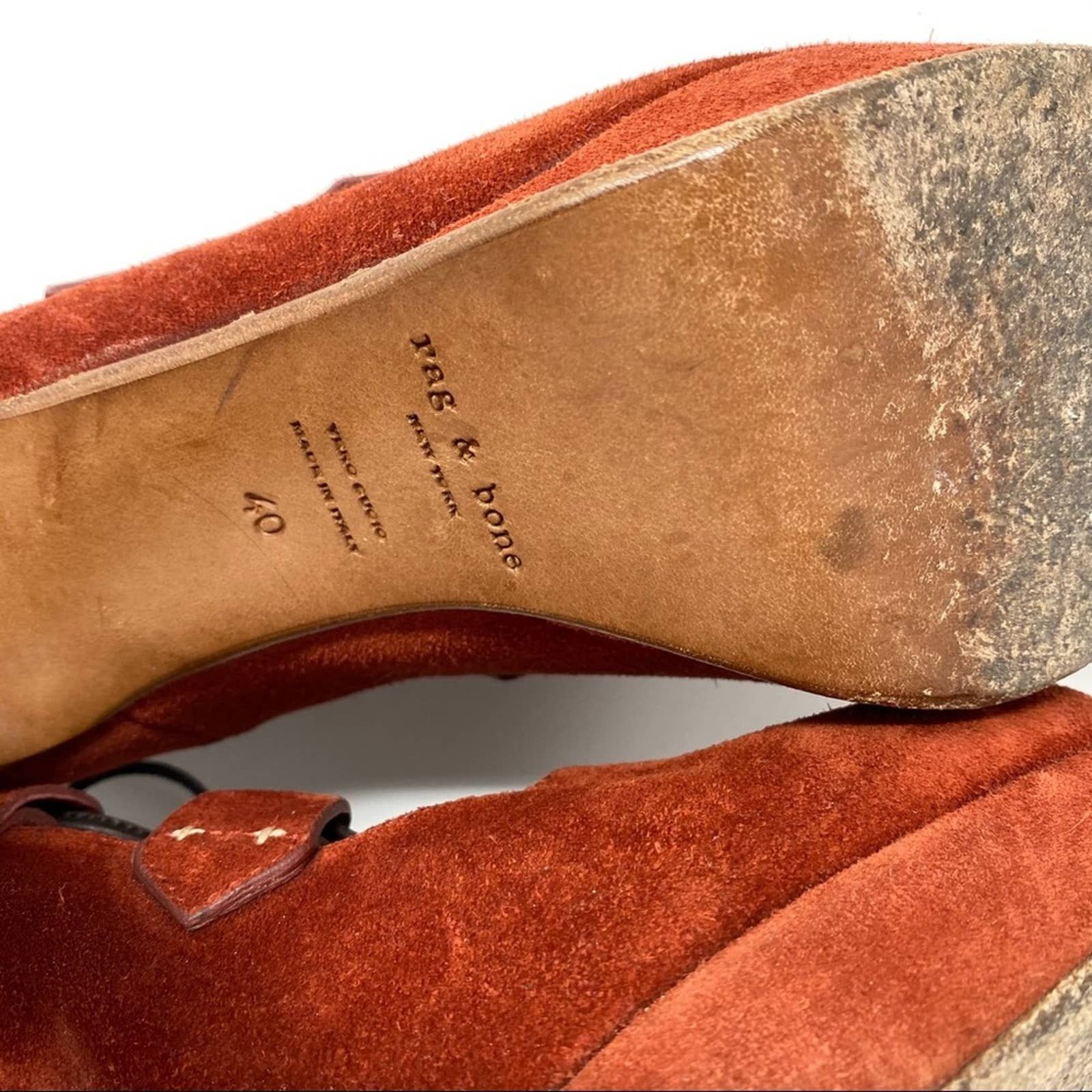 Rag & Bone RAG & BONE Bailey Suede Platform Heels in Size 40 Size US 10 / IT 40 - 8 Thumbnail