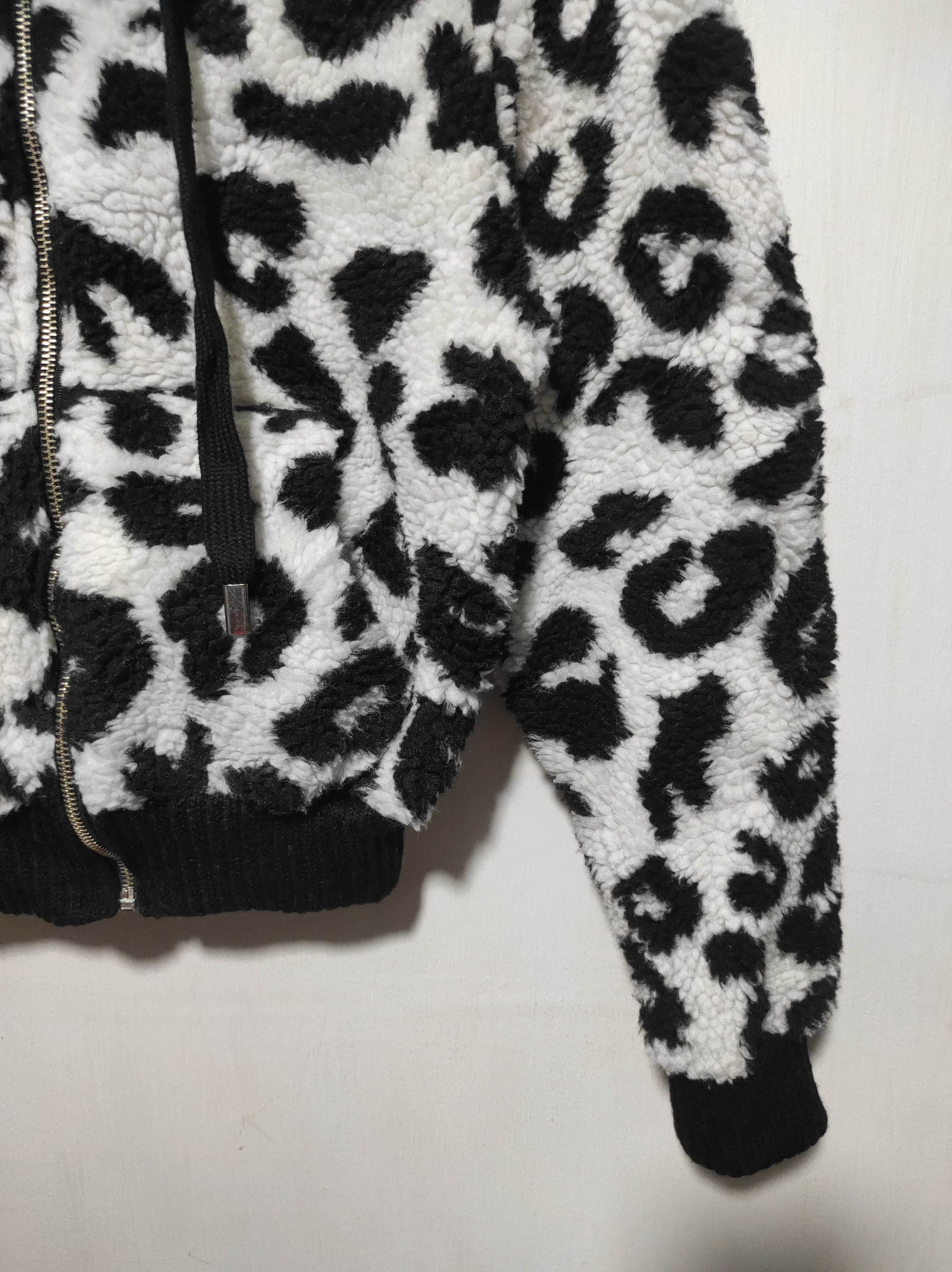 Hysteric Glamour Leopard Sherpa Zip Fur Hoodie IfSixWasNine LGB style Size S / US 4 / IT 40 - 5 Thumbnail